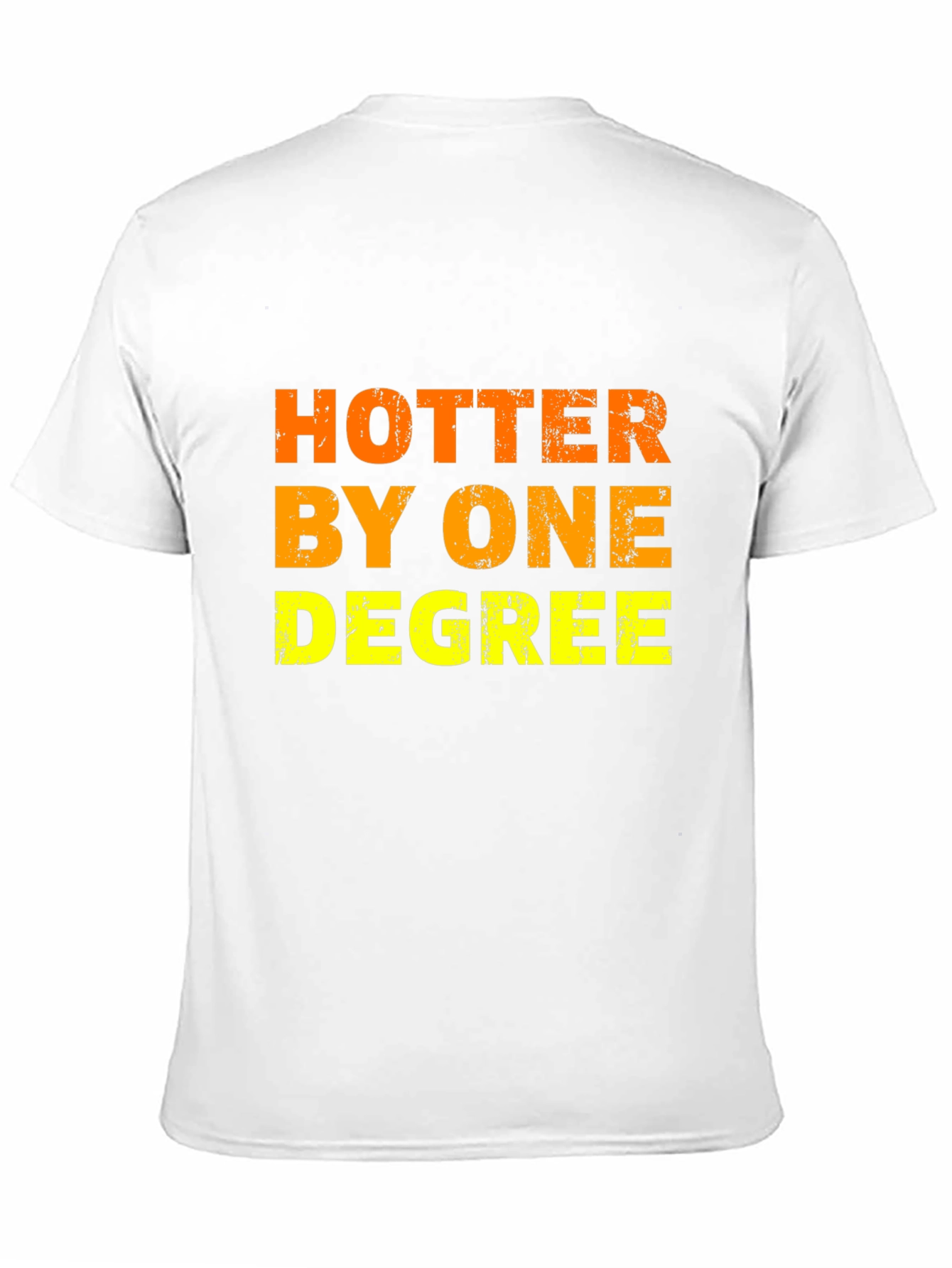 Hotter By One Degree Mens Black T-Shirt