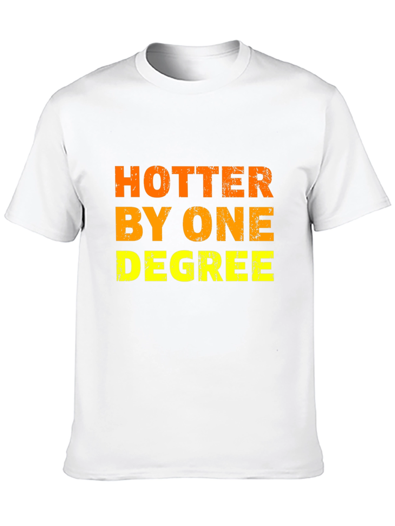 Hotter By One Degree Mens Black T-Shirt