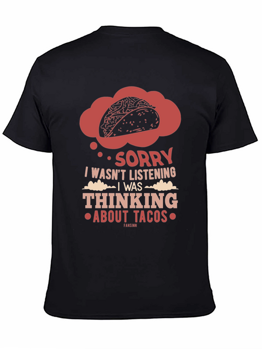 Taco Thought T-Shirt - Funny Foodie Tee