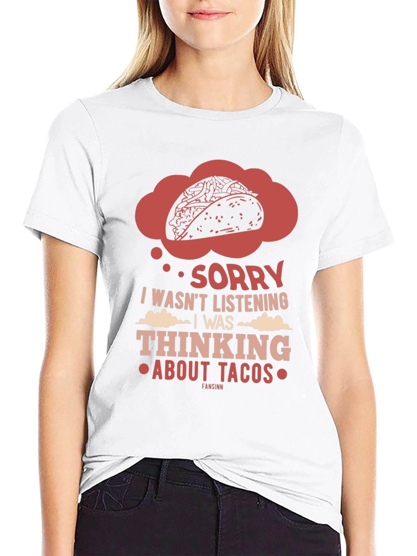 Taco Thought T-Shirt - Funny Foodie Tee