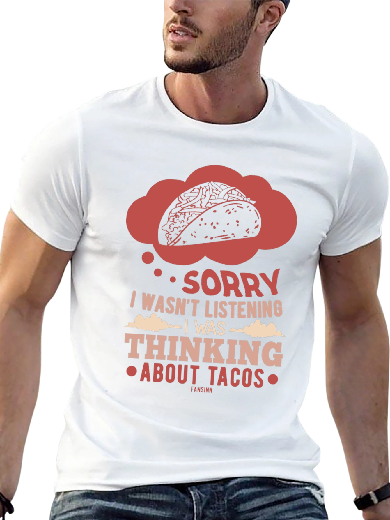 Taco Thought T-Shirt - Funny Foodie Tee