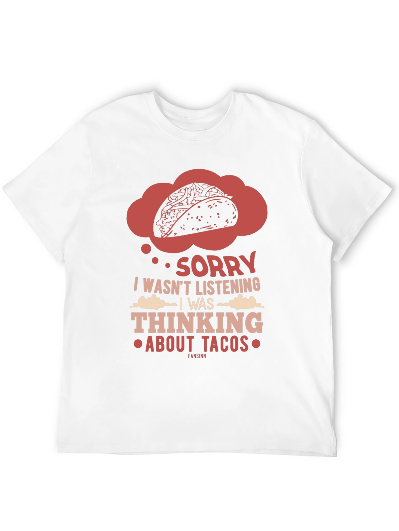 Taco Thought T-Shirt - Funny Foodie Tee