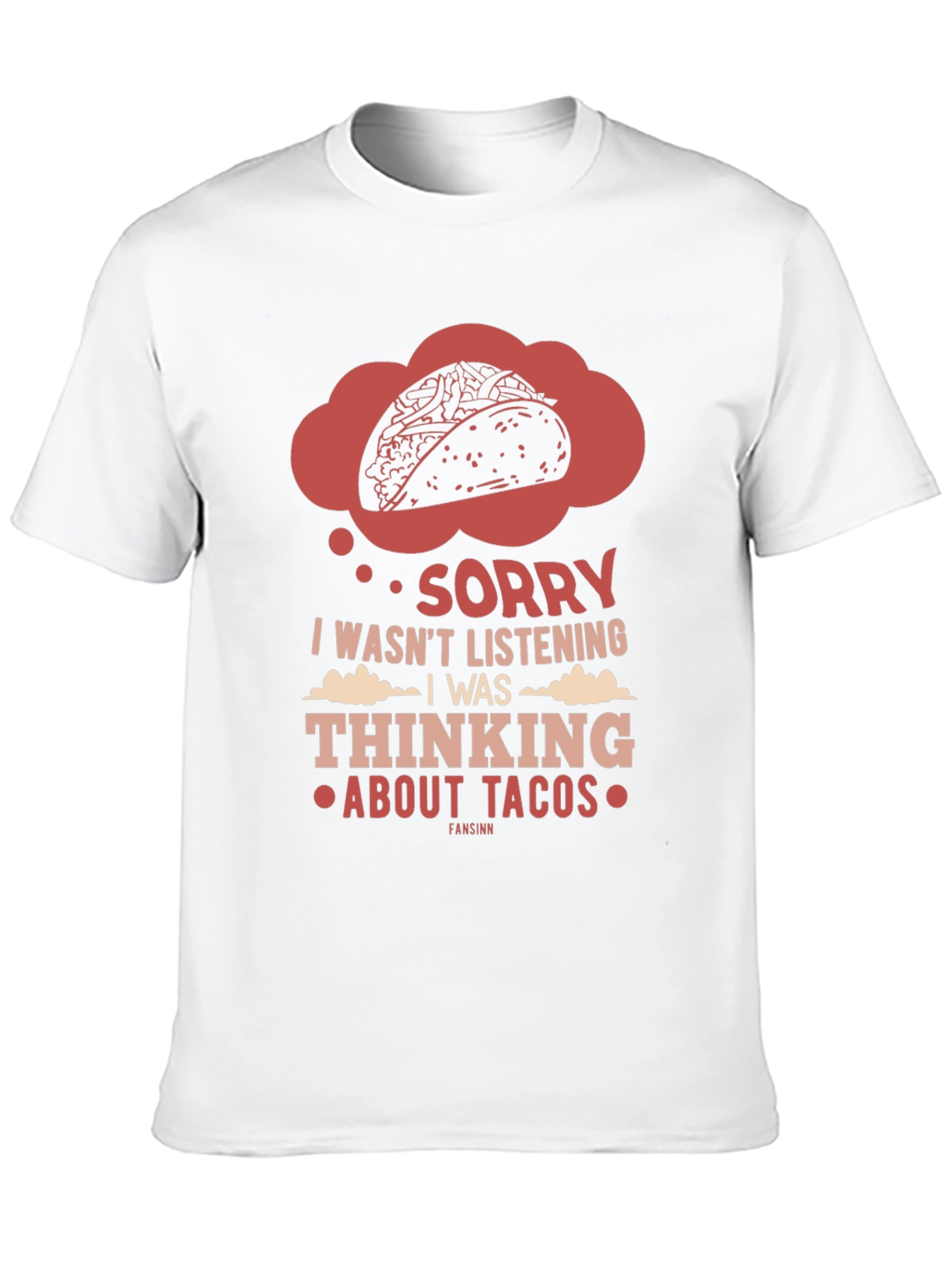 Taco Thought T-Shirt - Funny Foodie Tee