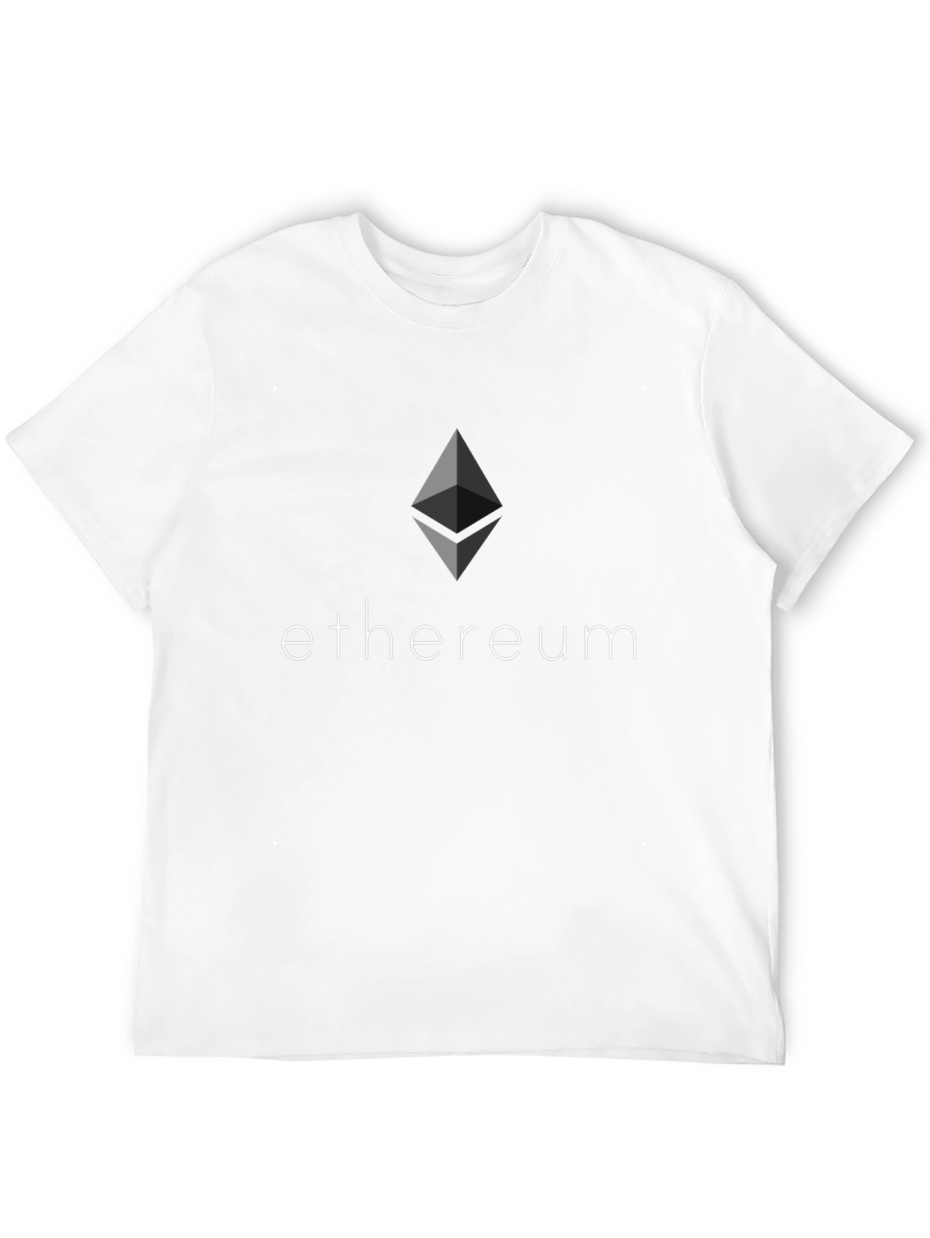 Ethereum Logo Graphic Black T-Shirt