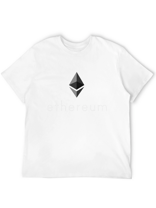 Ethereum Logo Graphic Black T-Shirt