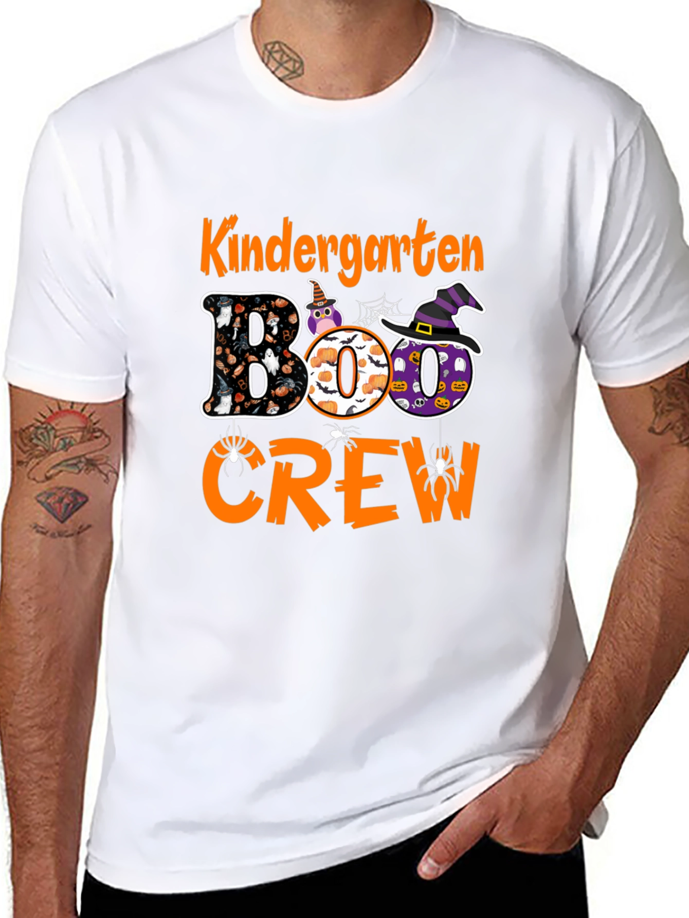 Kindergarten Boo Crew Halloween T-Shirt