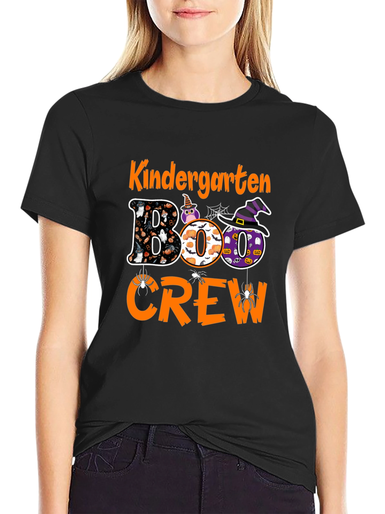 Kindergarten Boo Crew Halloween T-Shirt