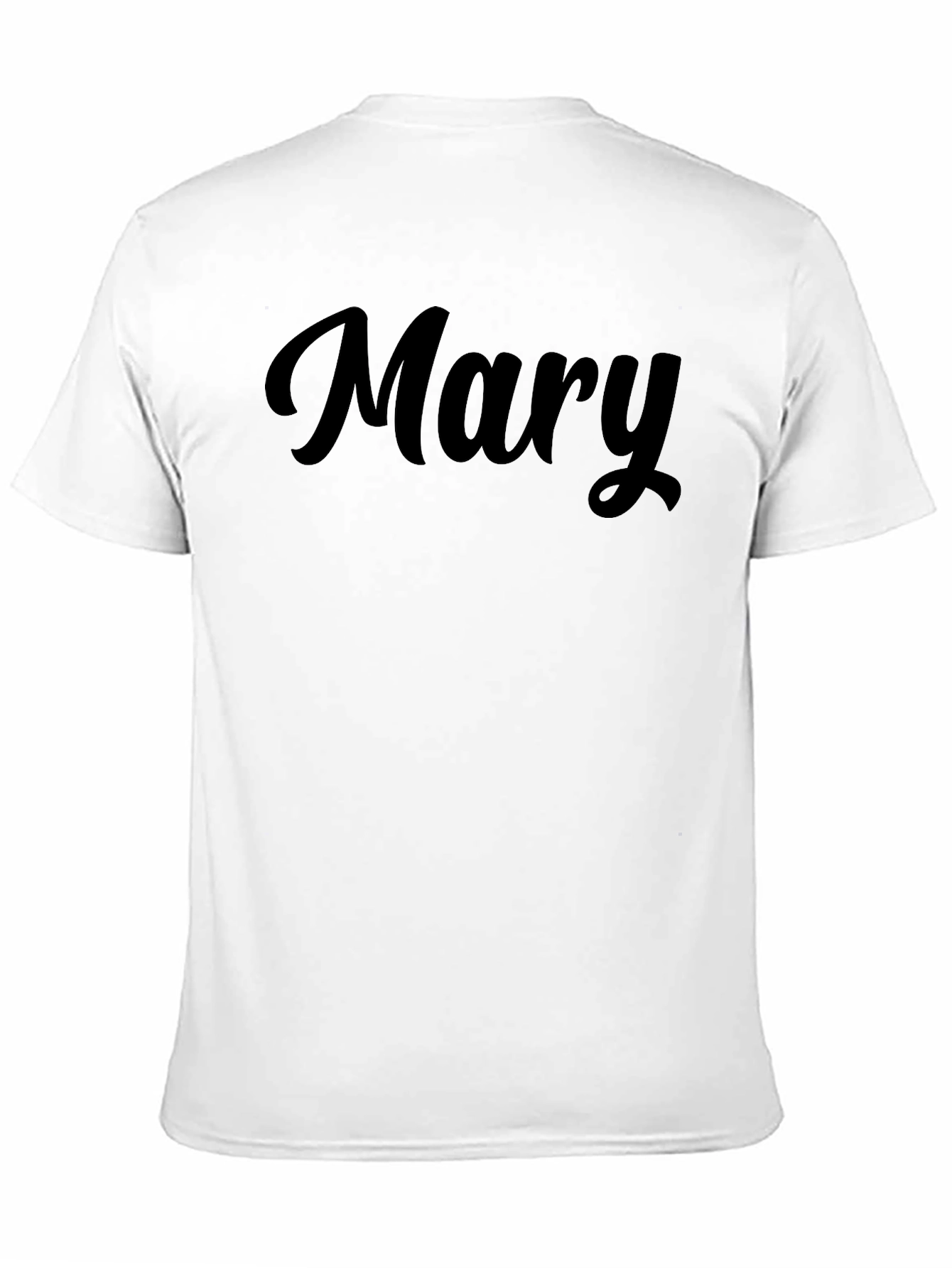 Personalized Mary Black T-Shirt