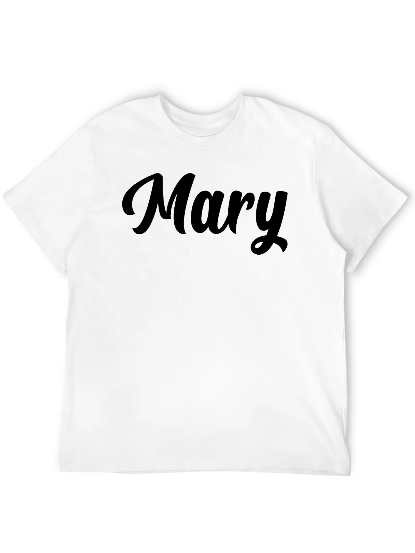 Personalized Mary Black T-Shirt