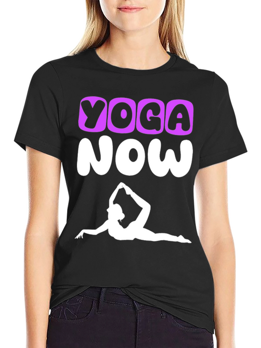 Yoga Now Graphic T-Shirt for Fitness & Style