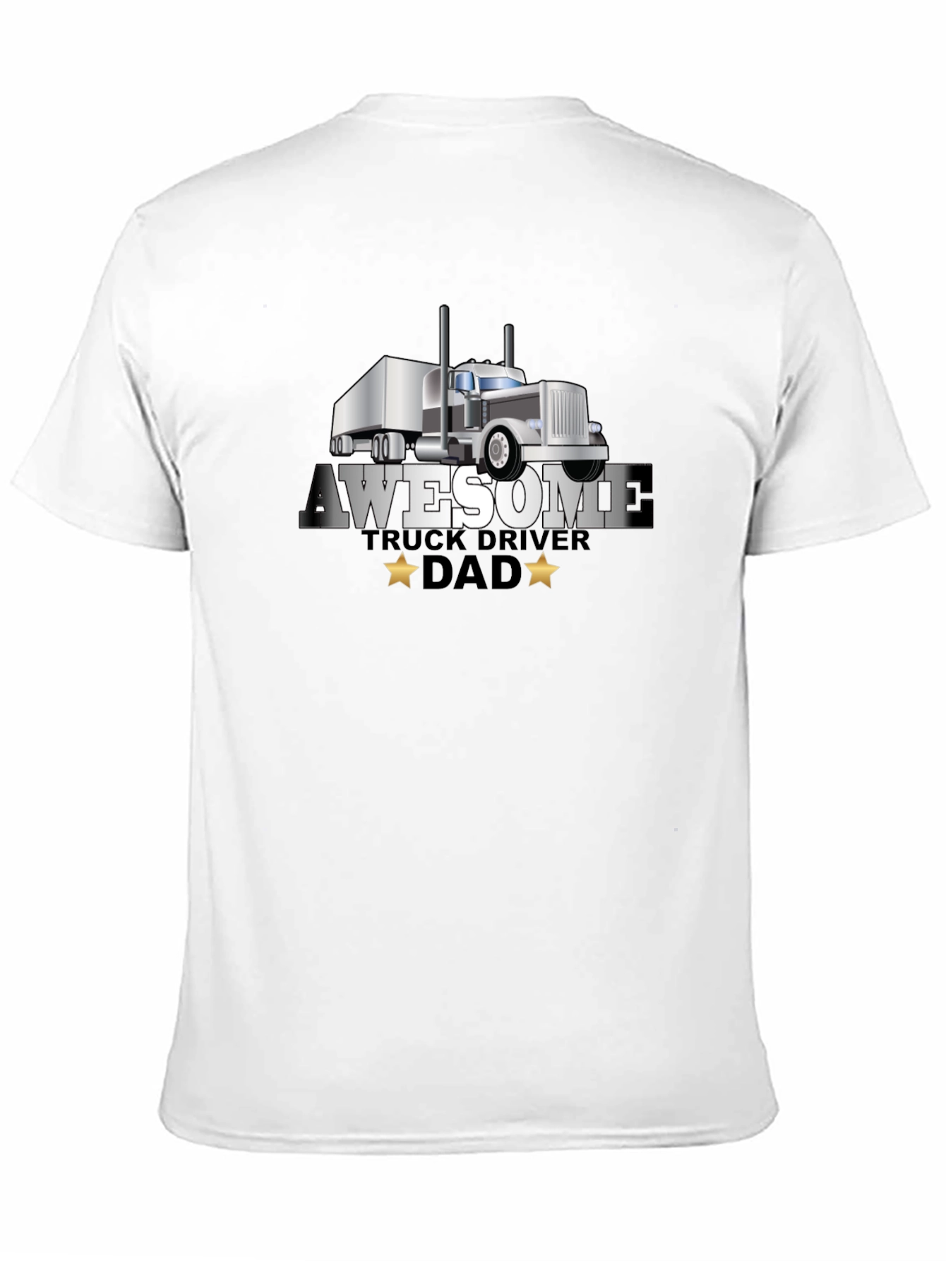 Awesome Truck Driver Dad T-Shirt