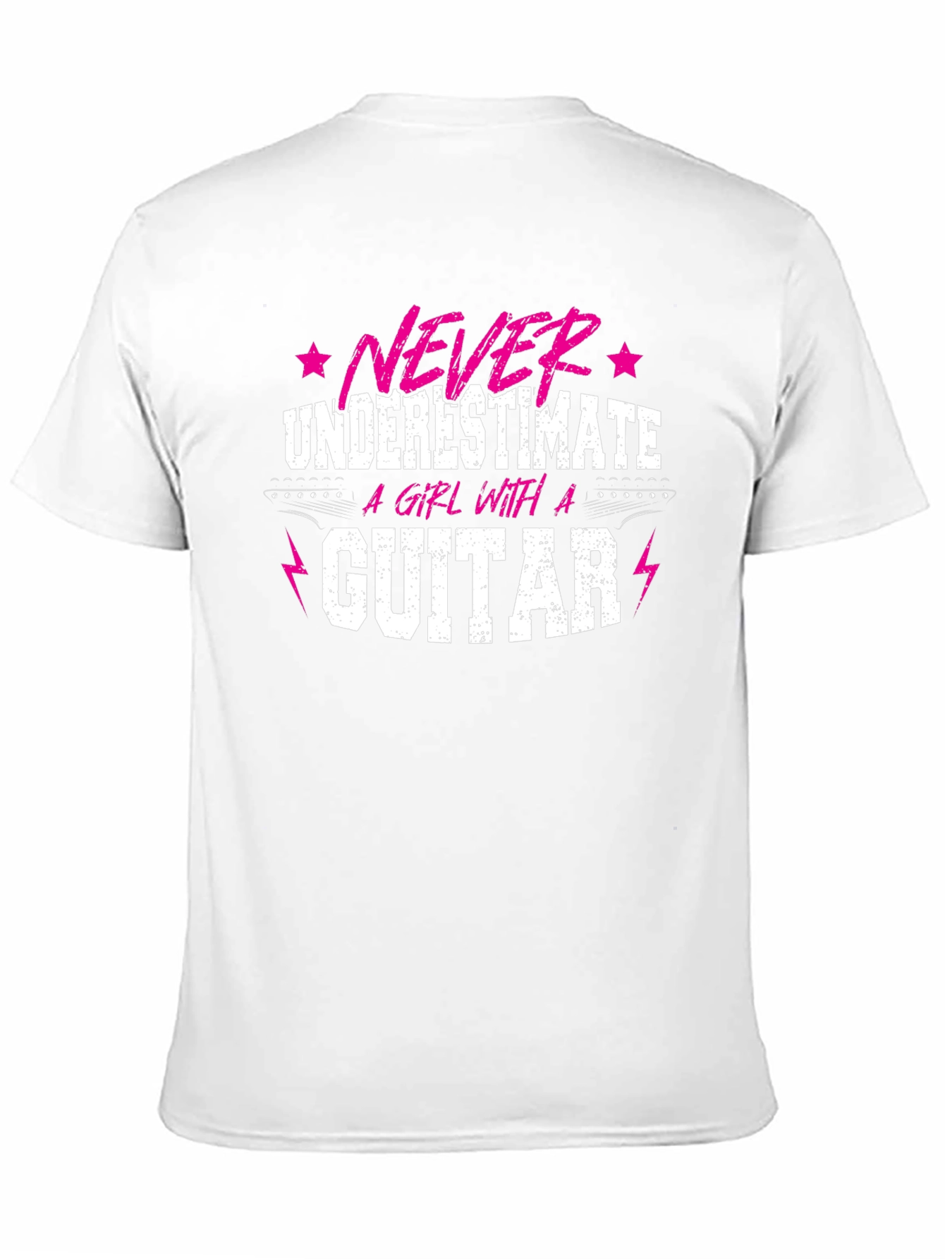Never Underestimate a Girl With a Guitar Tee