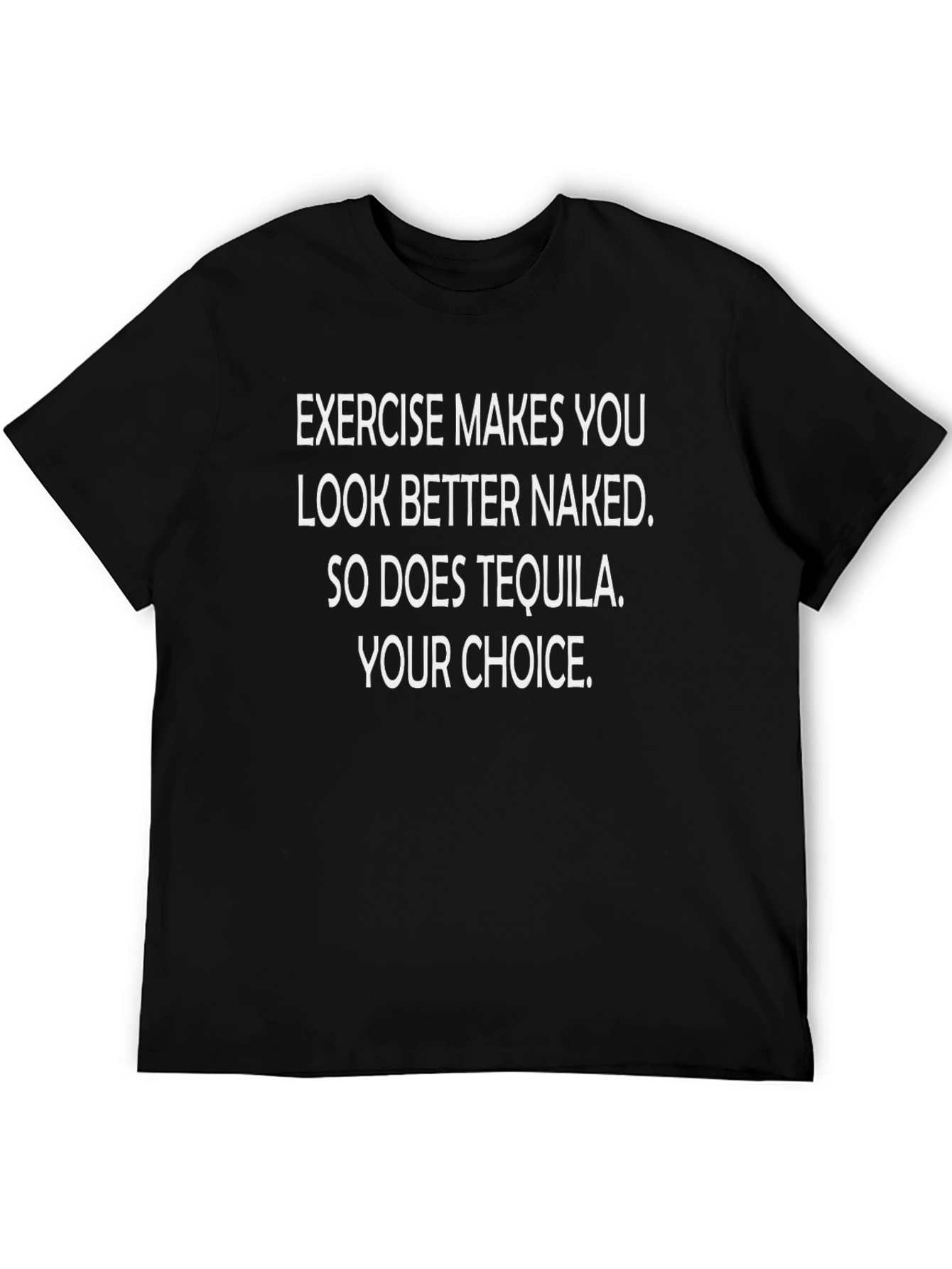 Funny Exercise Tequila Graphic T-Shirt