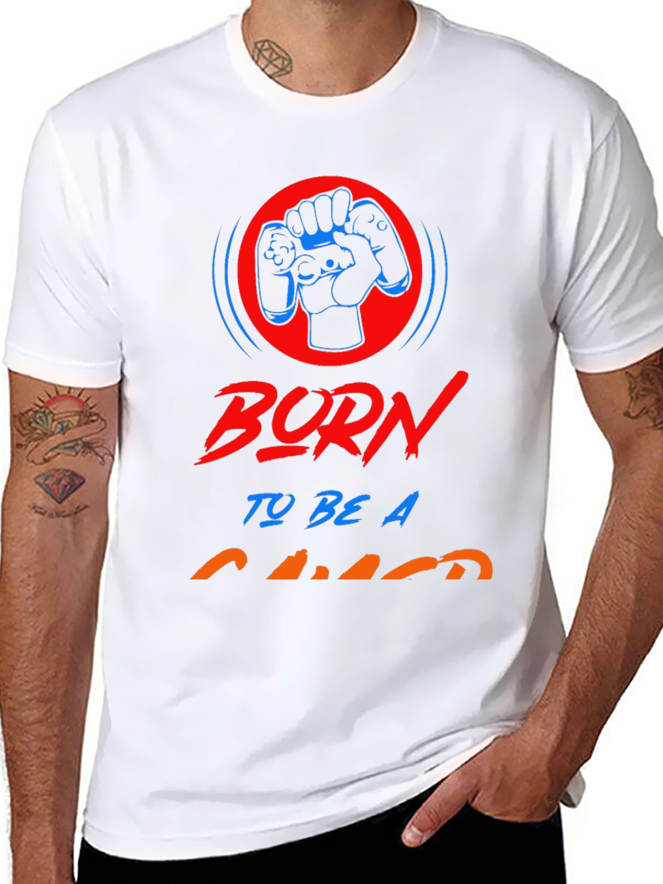 Born To Be A Gamer Graphic T-Shirt