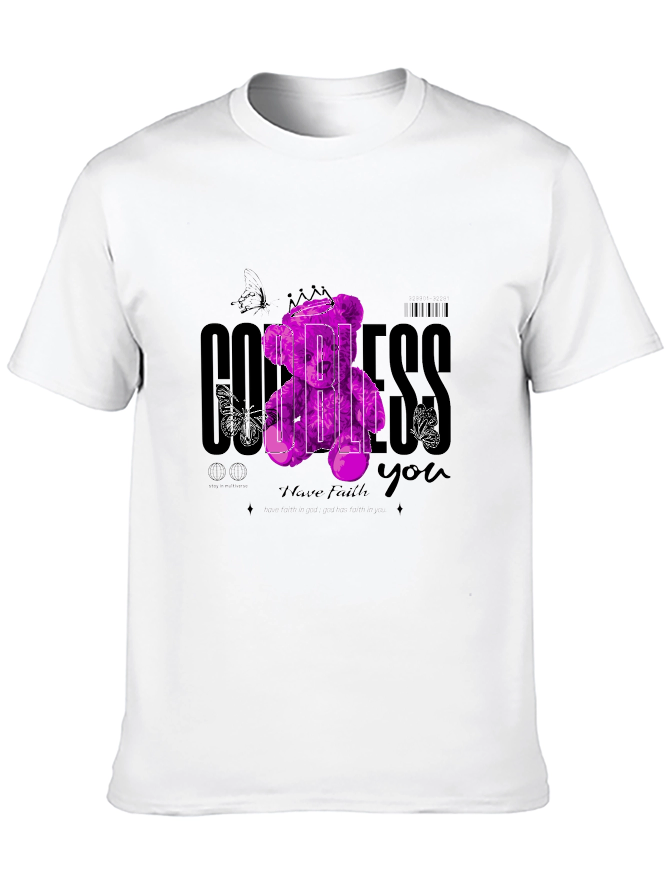 Bless You Graphic Print Tee