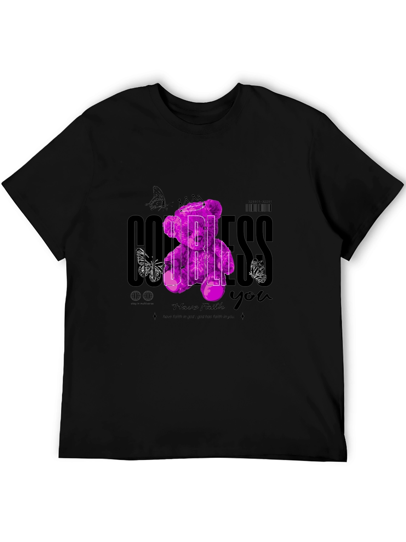 Bless You Graphic Print Tee