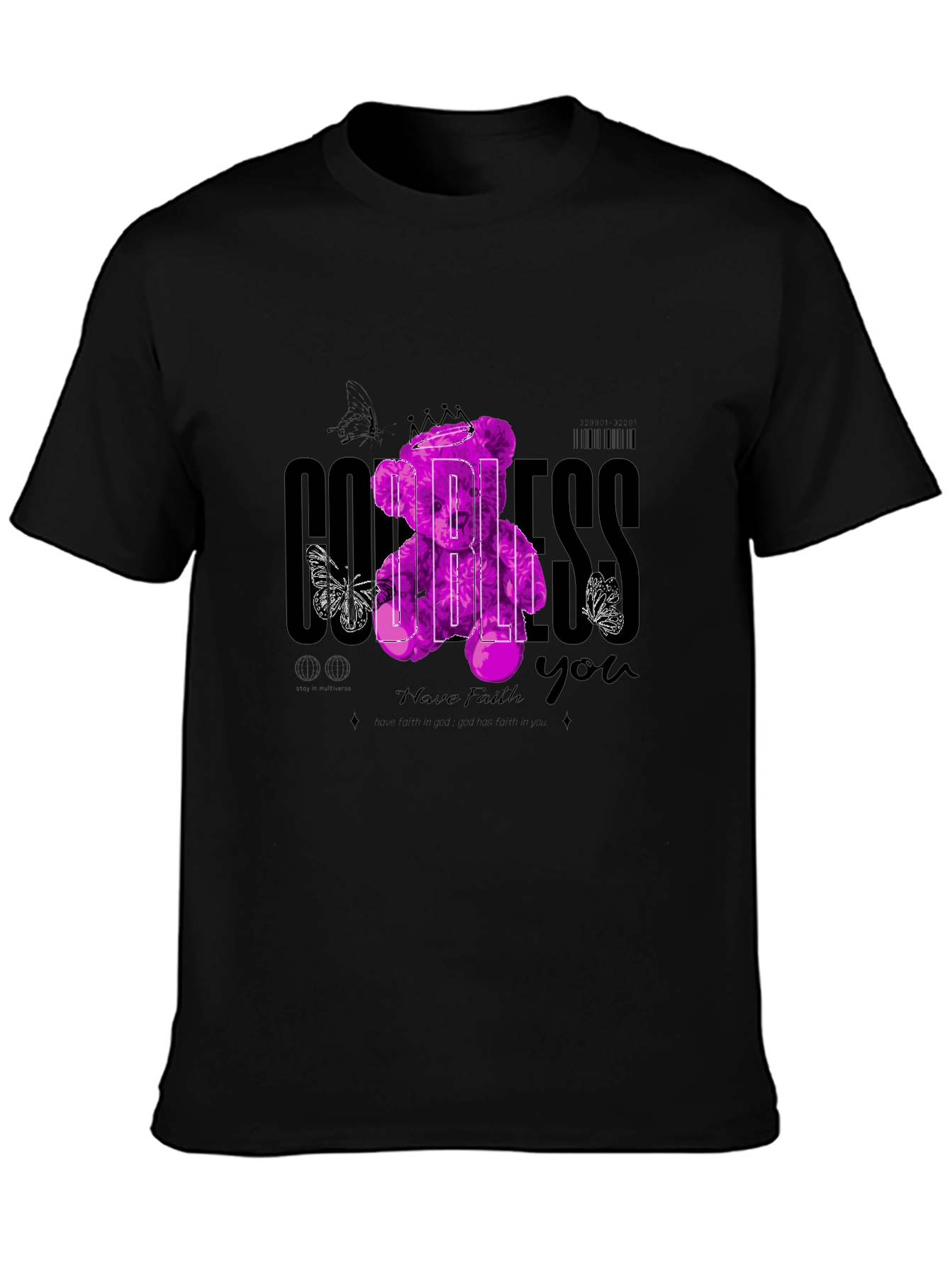 Bless You Graphic Print Tee