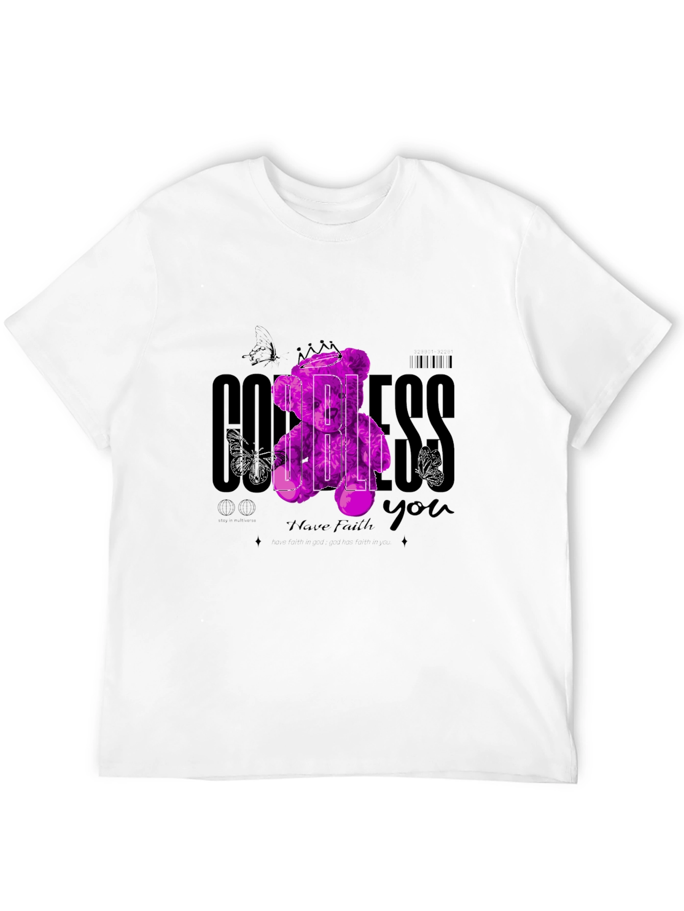 Bless You Graphic Print Tee