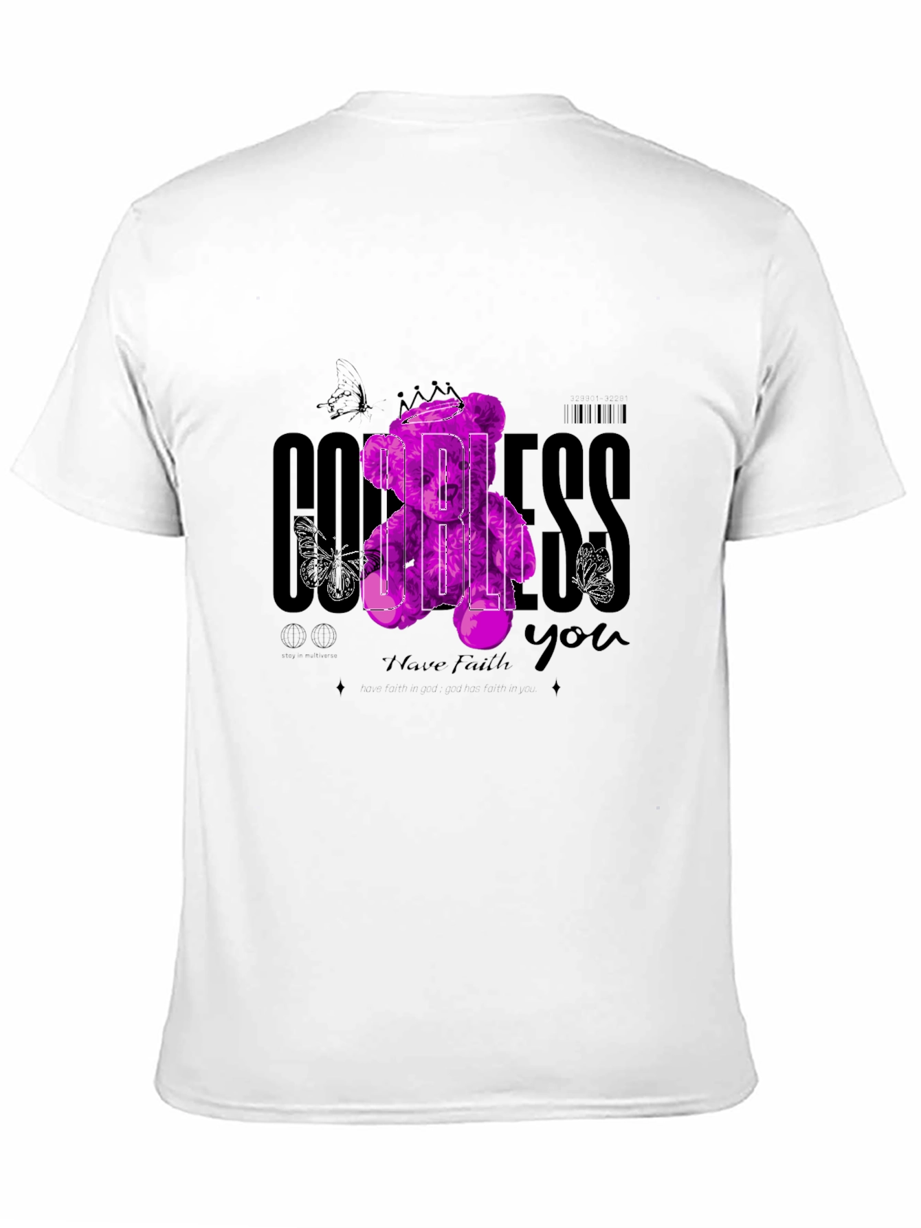 Bless You Graphic Print Tee