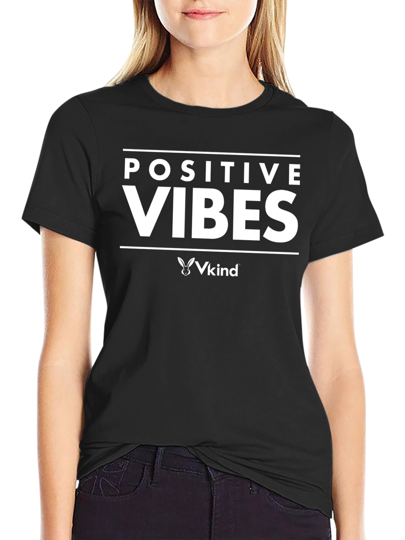 Positive Vibes T-Shirt - Vkind Brand