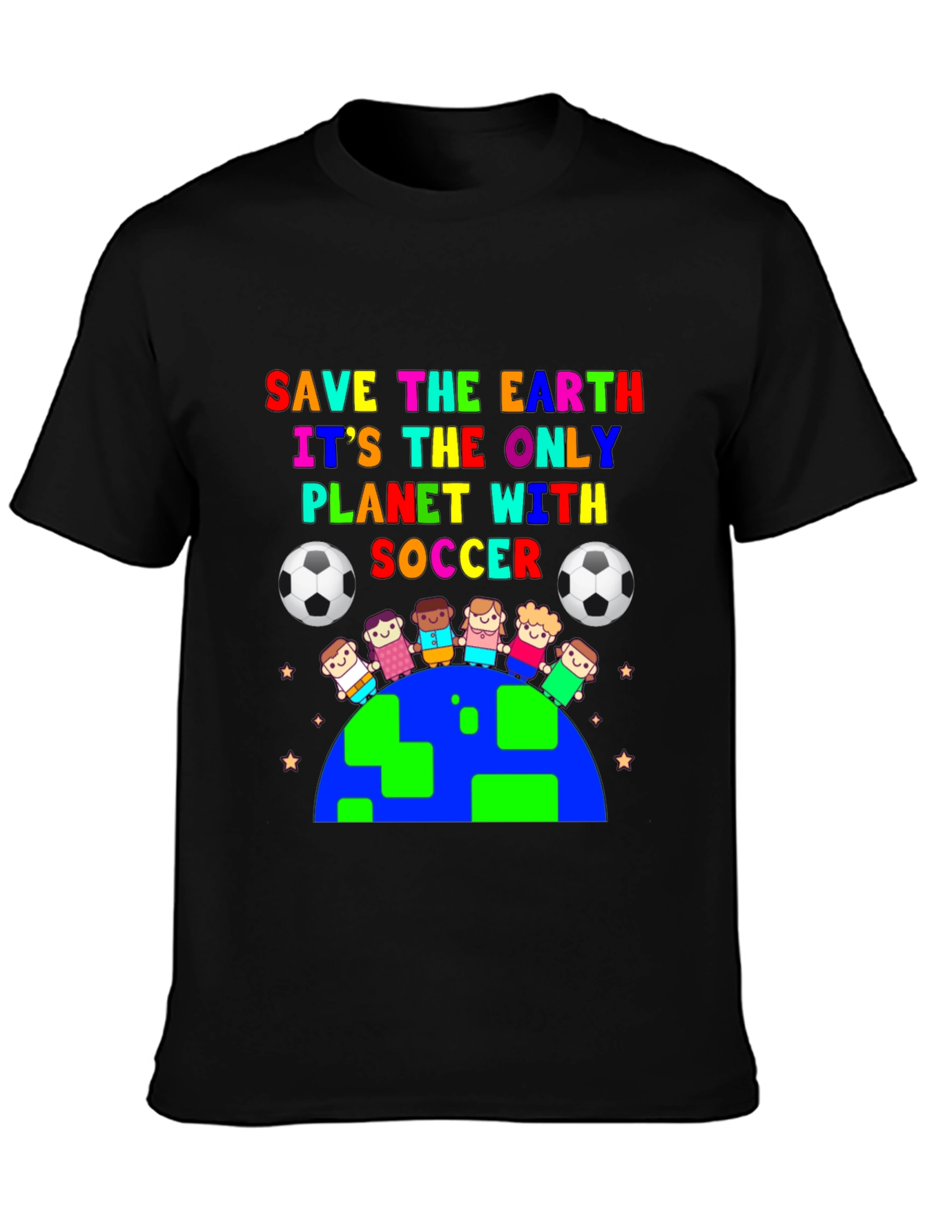 Save the Earth Soccer Graphic Tee