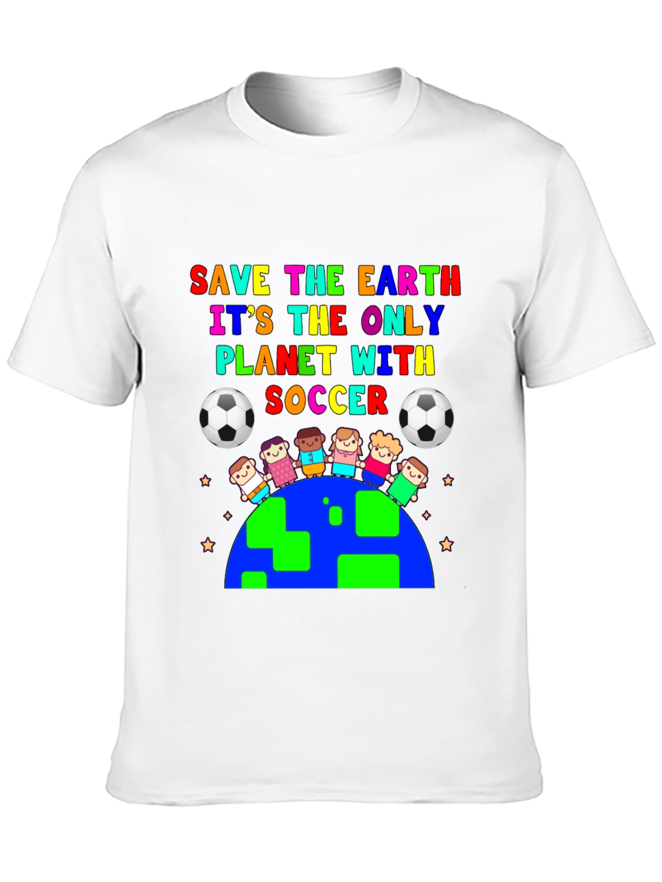 Save the Earth Soccer Graphic Tee
