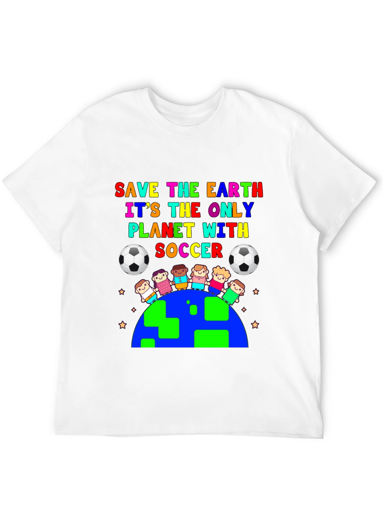 Save the Earth Soccer Graphic Tee
