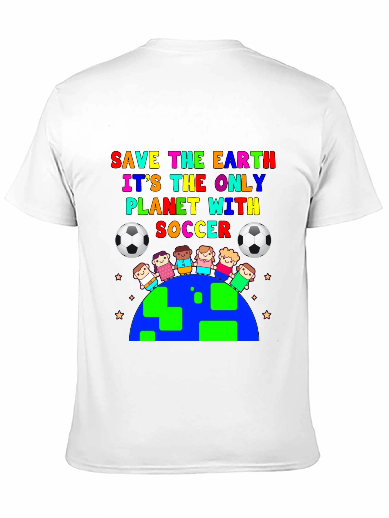 Save the Earth Soccer Graphic Tee