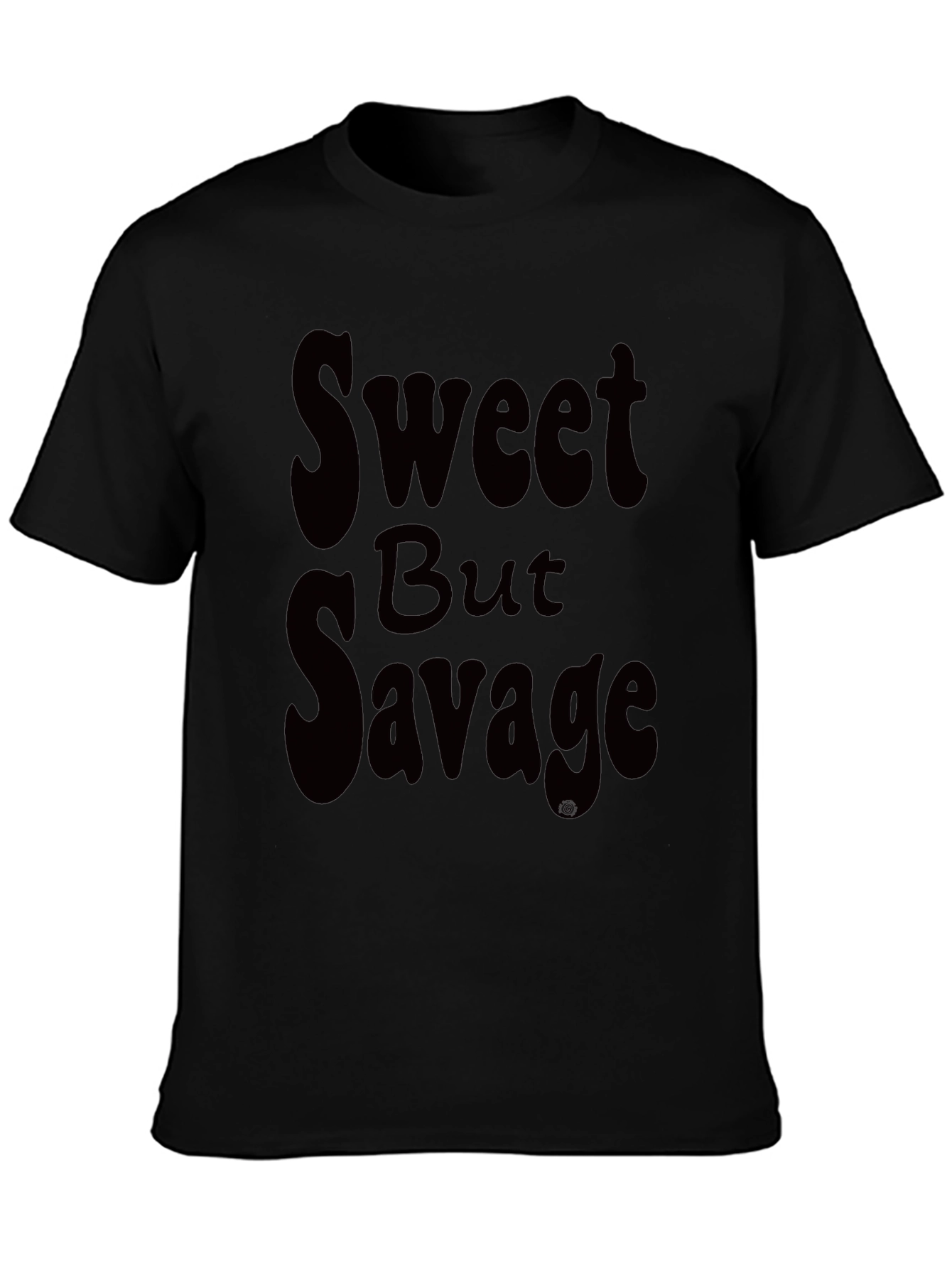 Sweet But Savage T-Shirt - Black Graphic Tee