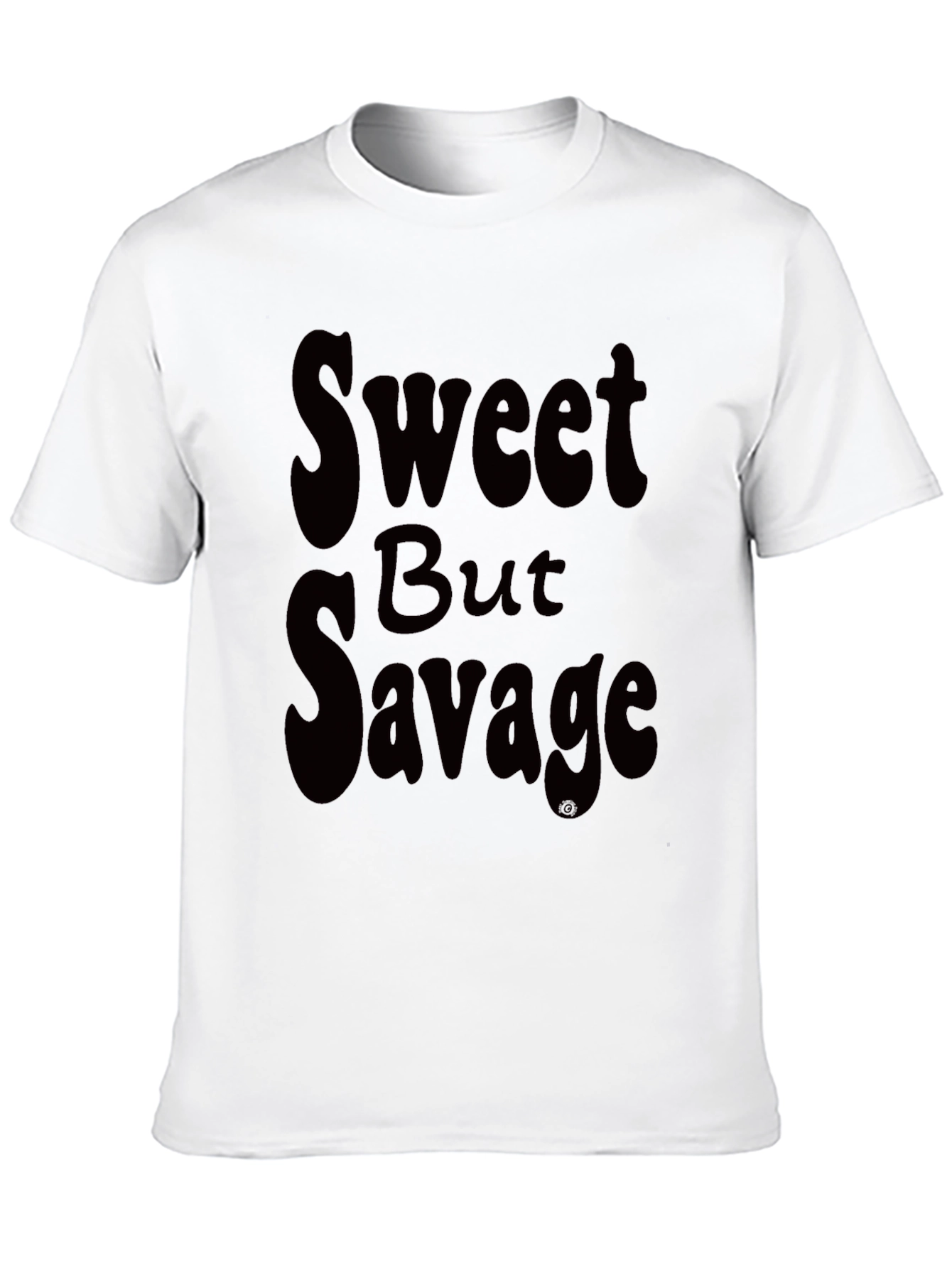 Sweet But Savage T-Shirt - Black Graphic Tee