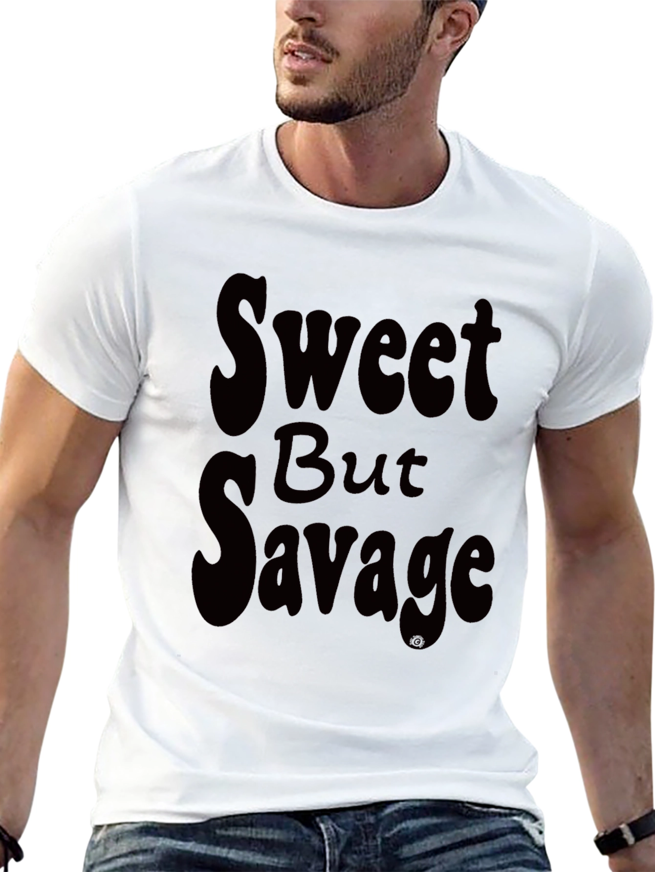 Sweet But Savage T-Shirt - Black Graphic Tee