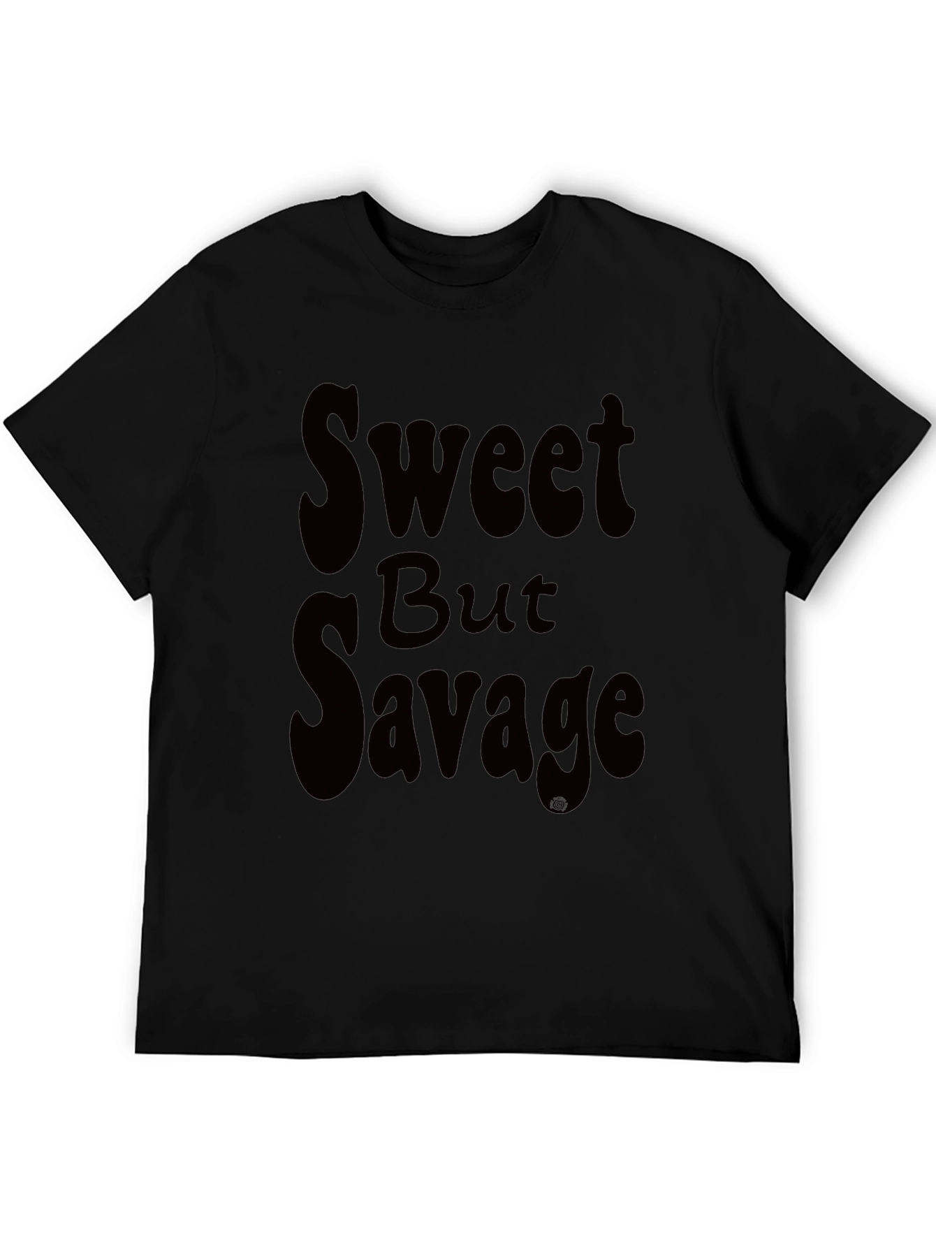 Sweet But Savage T-Shirt - Black Graphic Tee