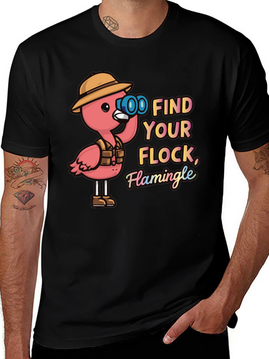 Find Your Flock Flamingo Graphic Tee