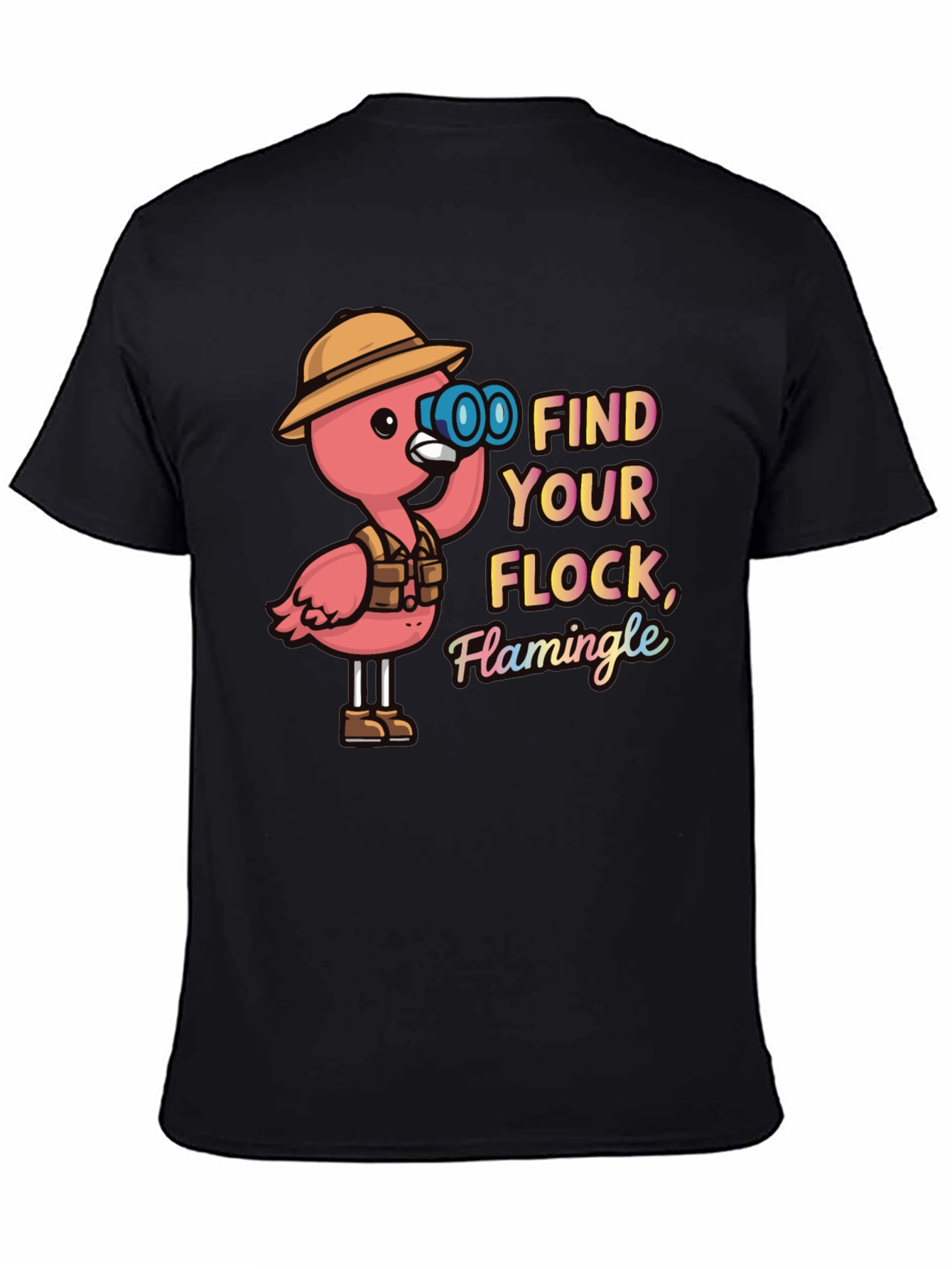 Find Your Flock Flamingo Graphic Tee