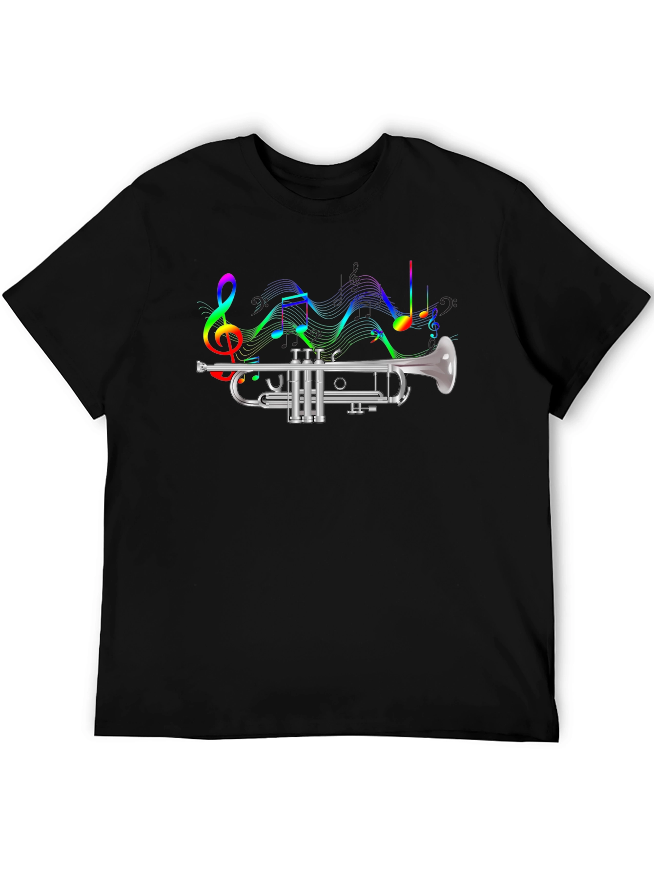 Musical Trumpet Graphic T-Shirt