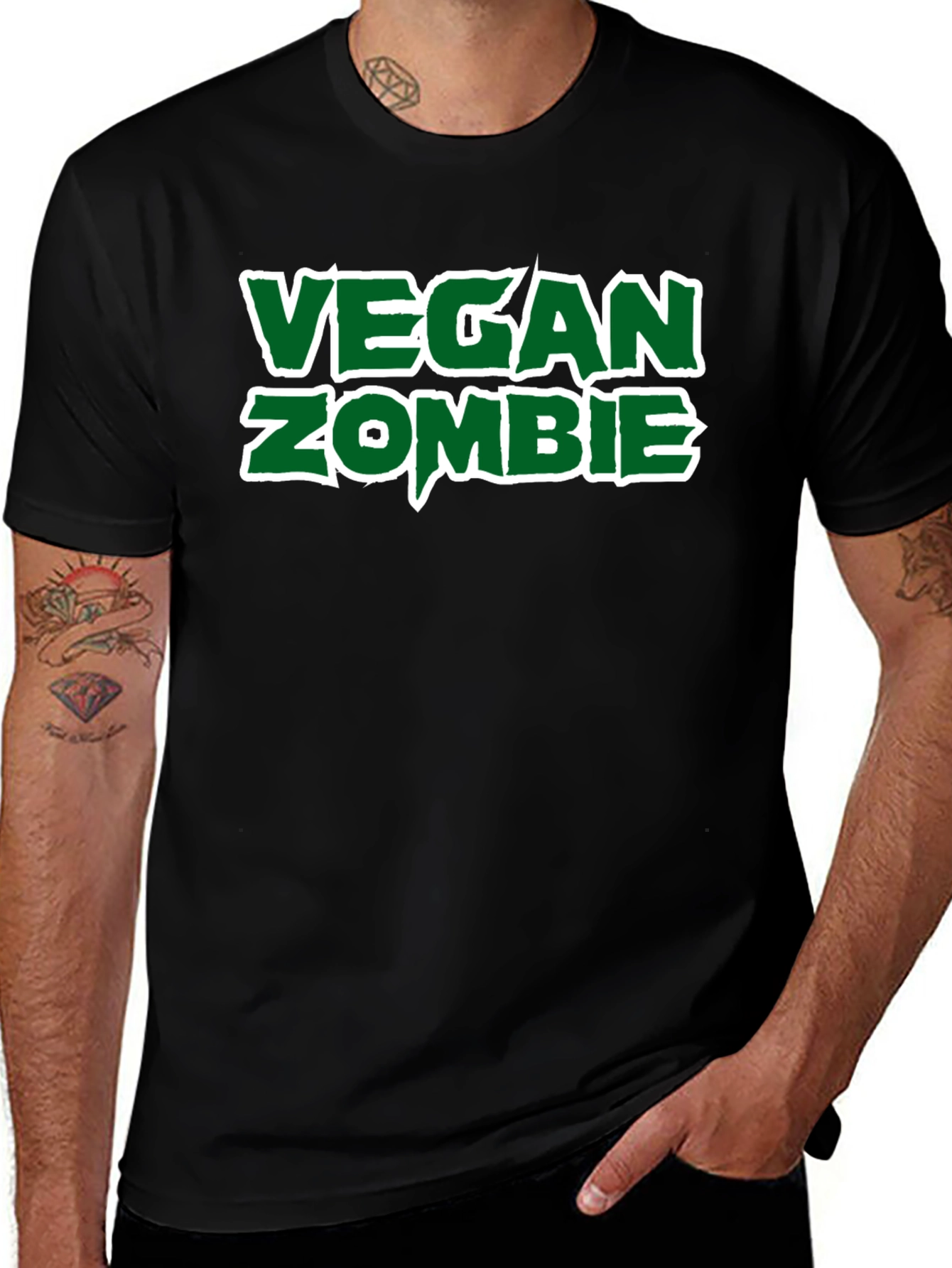 Vegan Zombie Graphic T-Shirt
