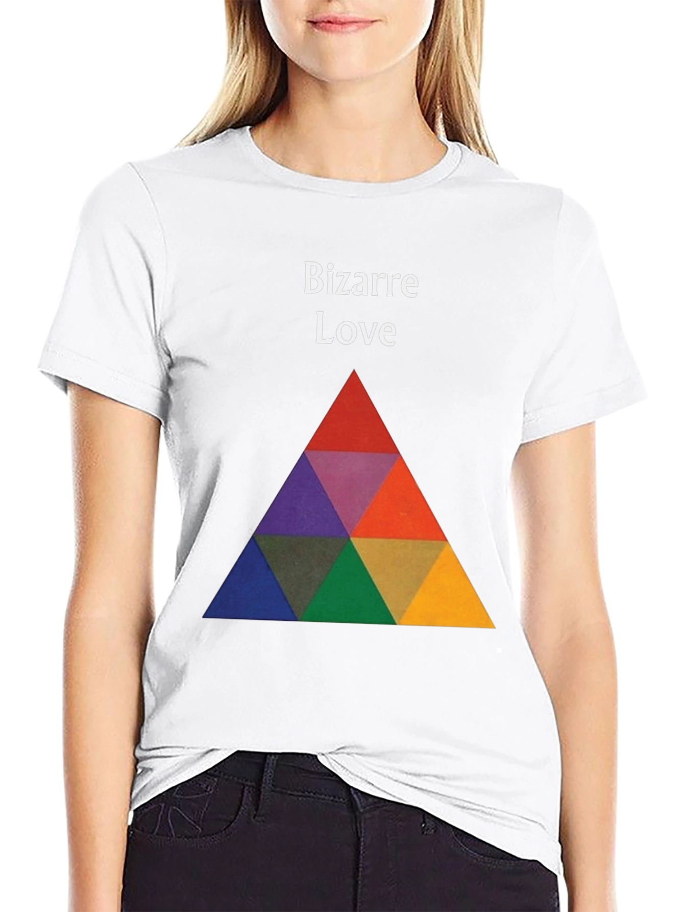 Bizarre Love Graphic Tee - Bold Triangle Design