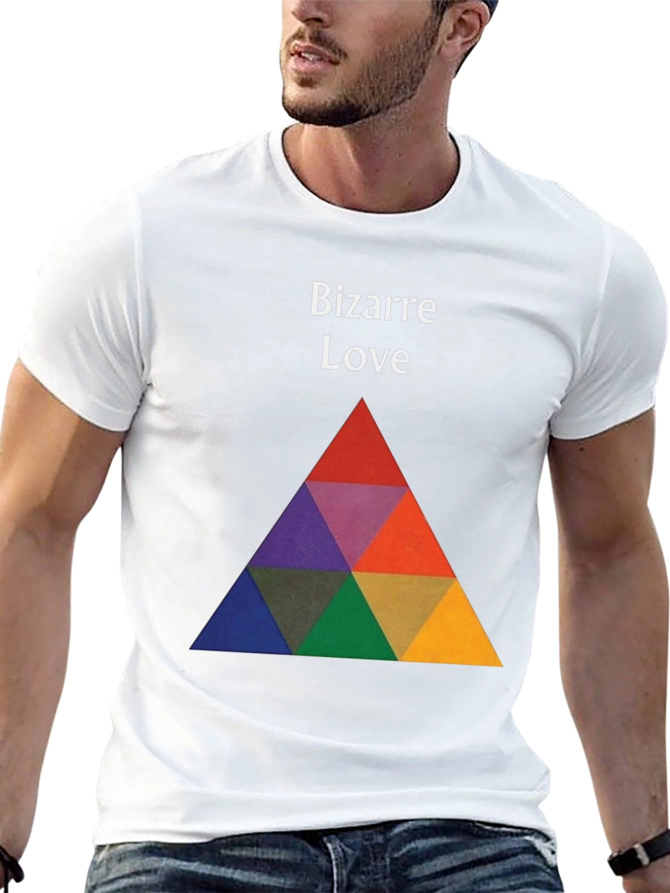 Bizarre Love Graphic Tee - Bold Triangle Design