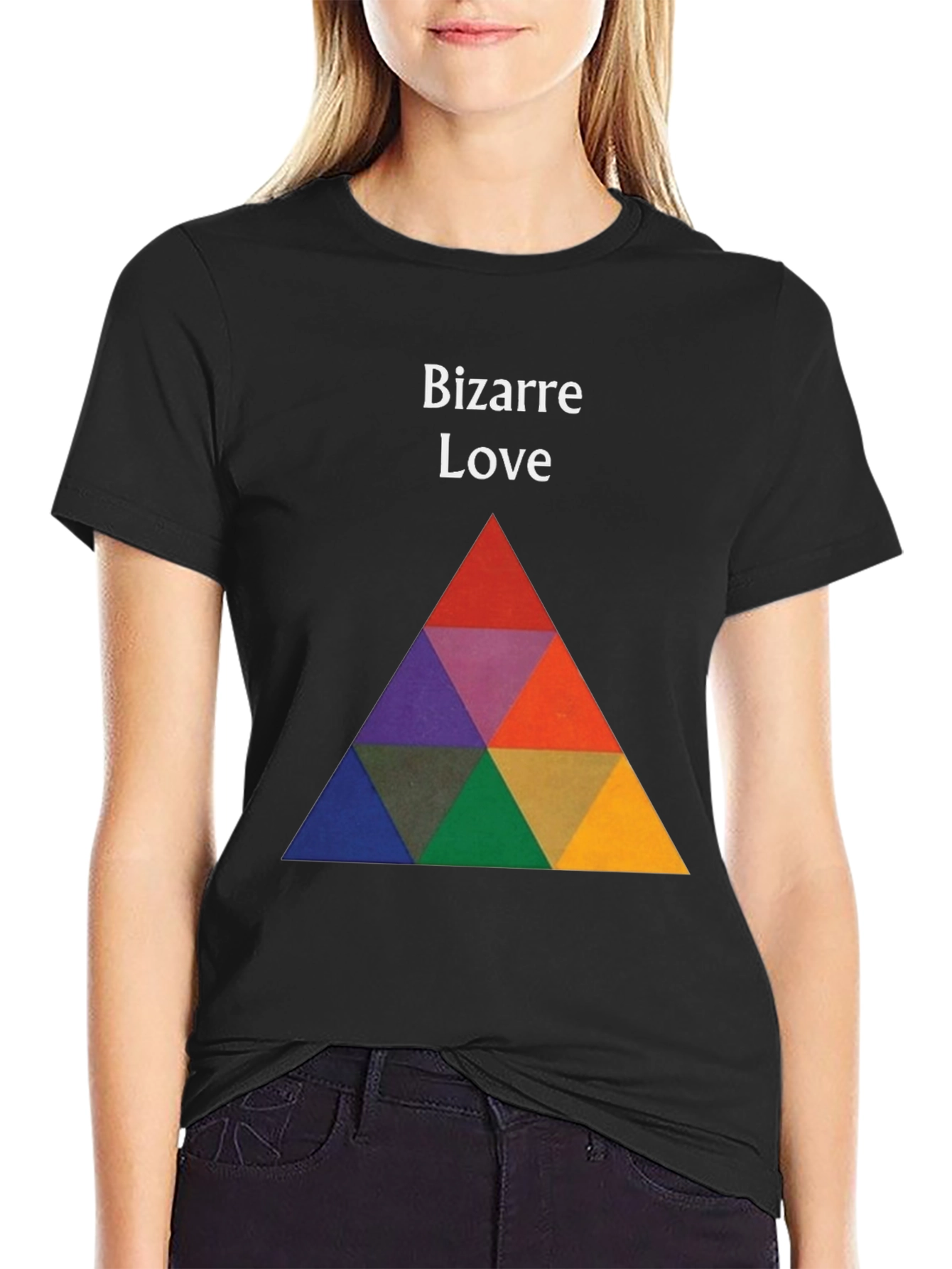 Bizarre Love Graphic Tee - Bold Triangle Design