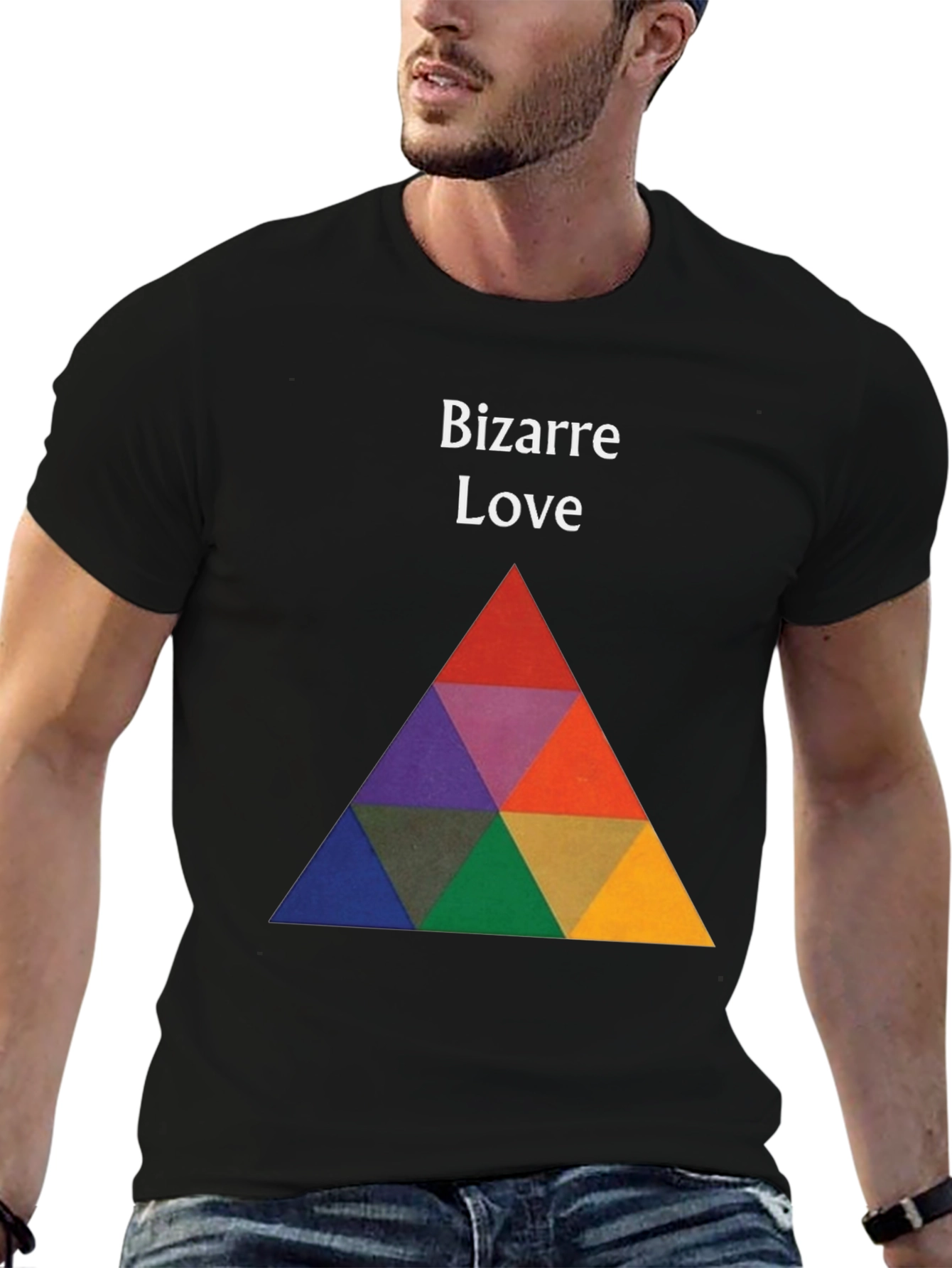 Bizarre Love Graphic Tee - Bold Triangle Design