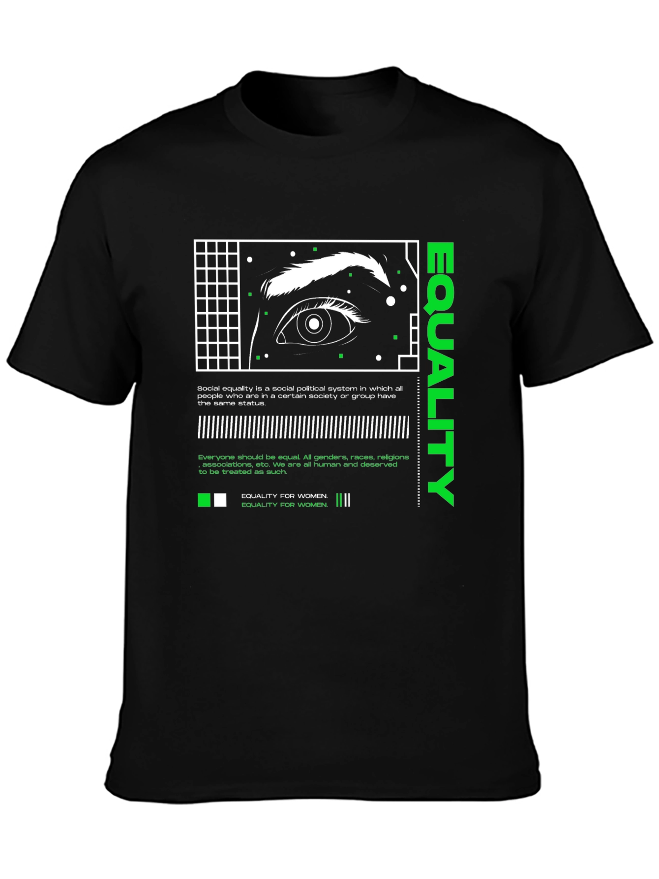 Equality Eye Graphic Tee - Social Justice T-Shirt