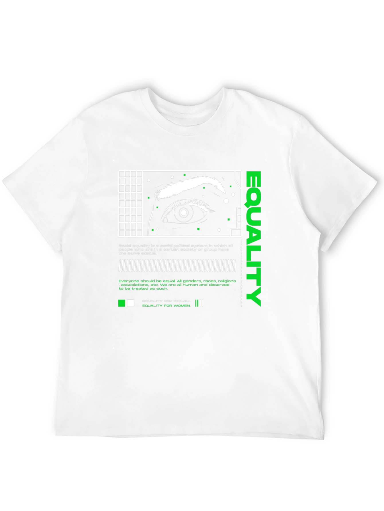 Equality Eye Graphic Tee - Social Justice T-Shirt