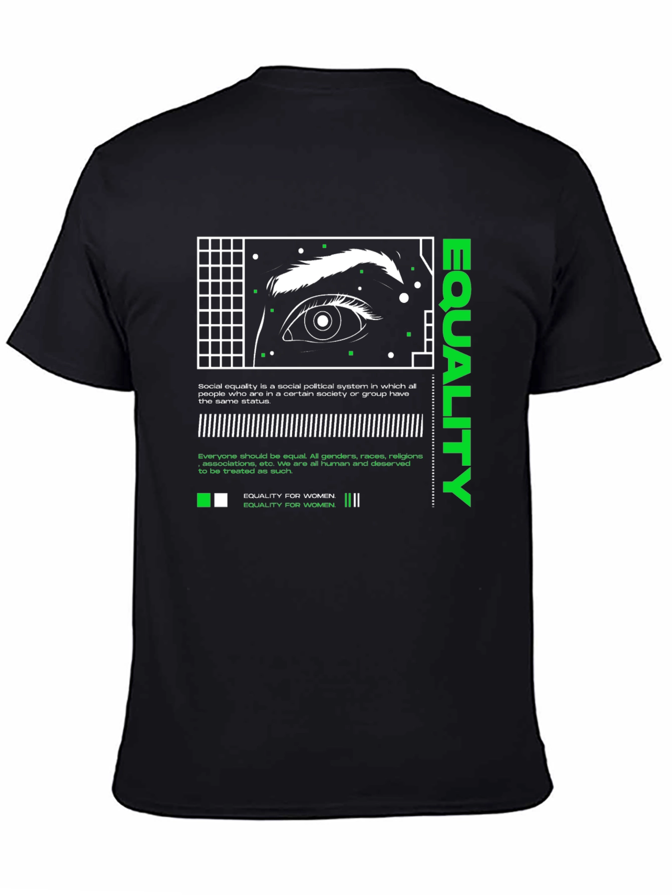 Equality Eye Graphic Tee - Social Justice T-Shirt