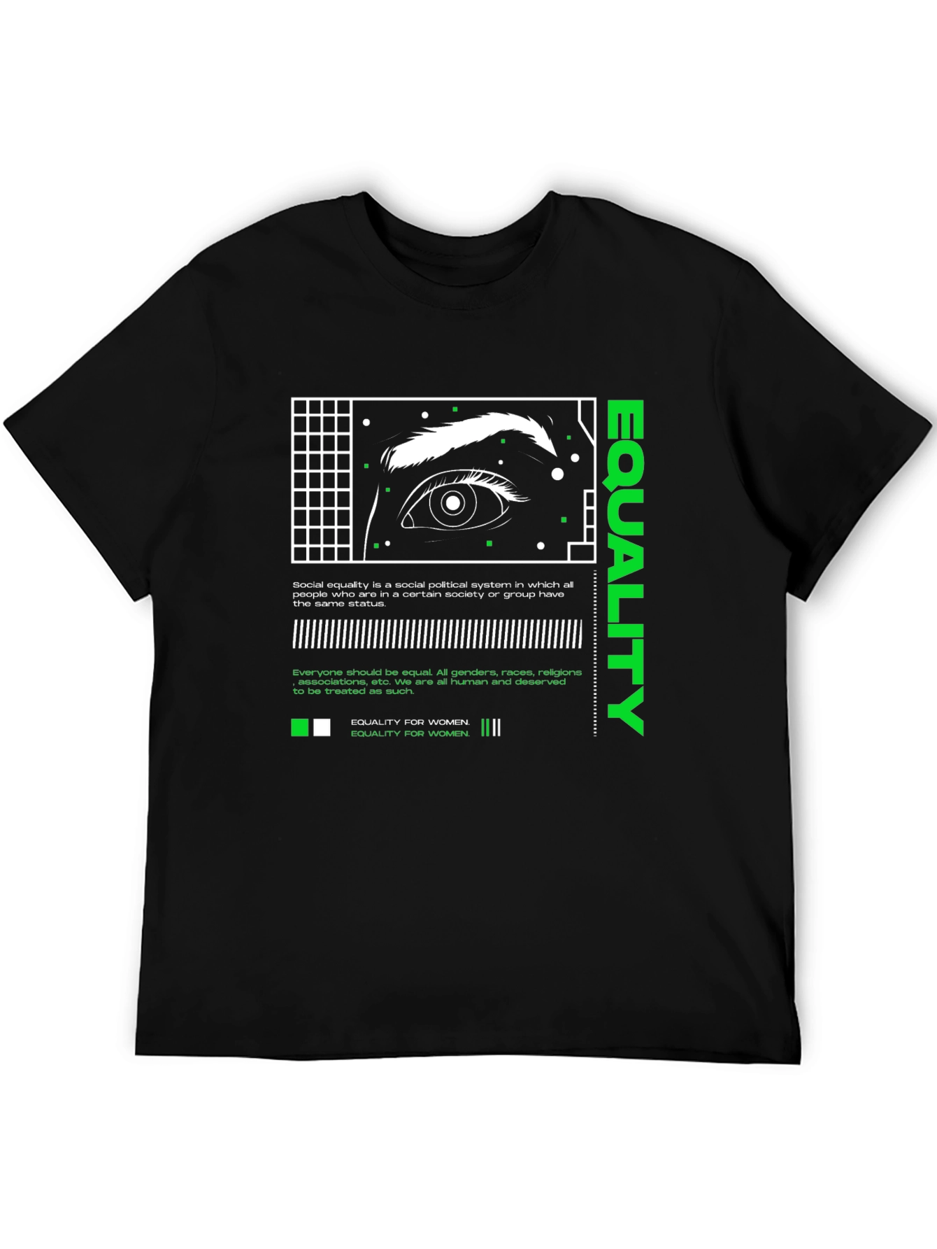 Equality Eye Graphic Tee - Social Justice T-Shirt
