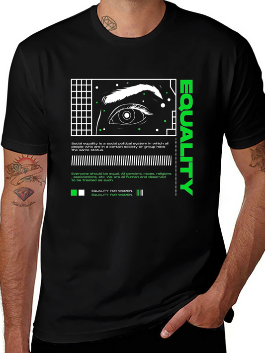 Equality Eye Graphic Tee - Social Justice T-Shirt