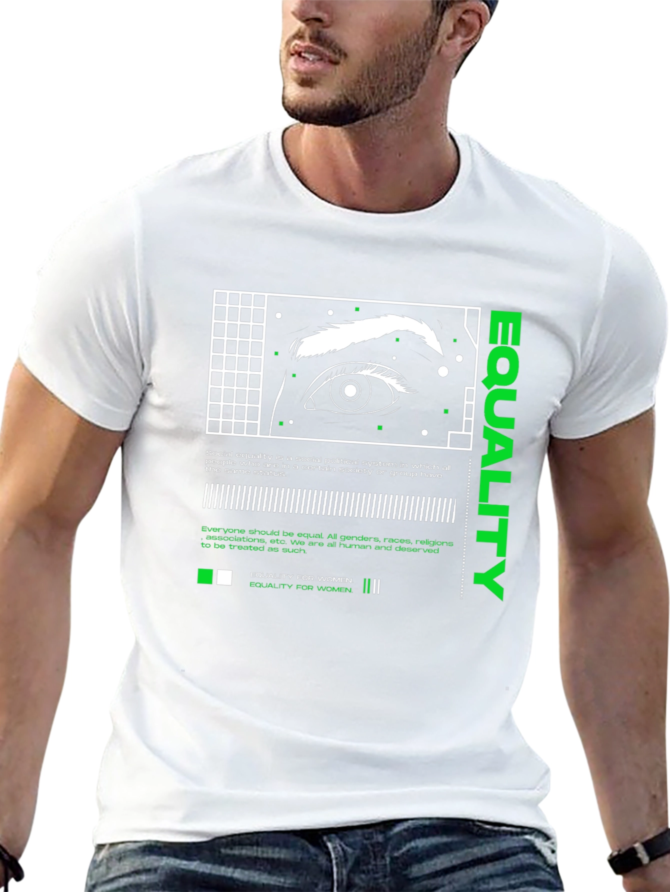 Equality Eye Graphic Tee - Social Justice T-Shirt