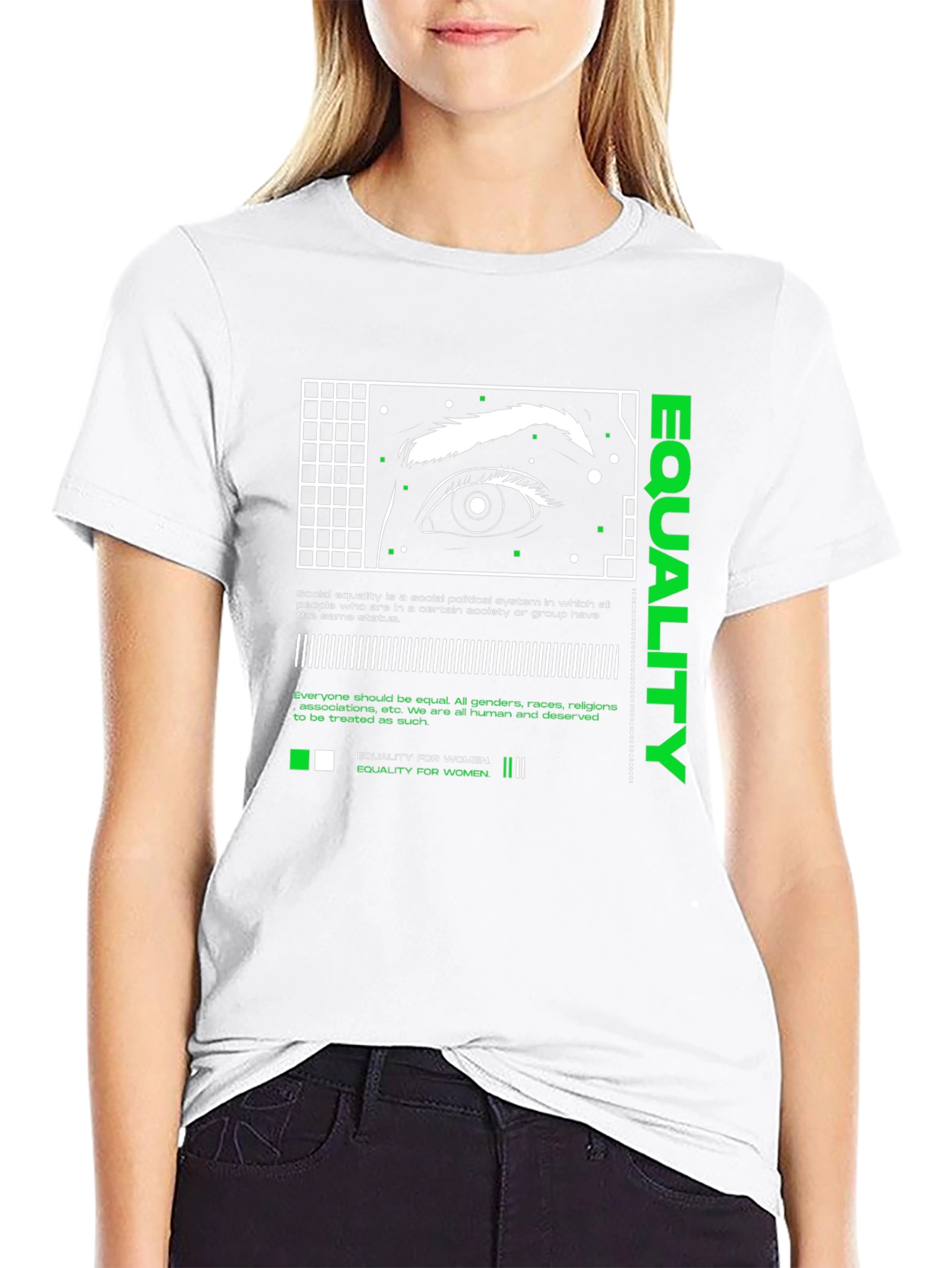 Equality Eye Graphic Tee - Social Justice T-Shirt