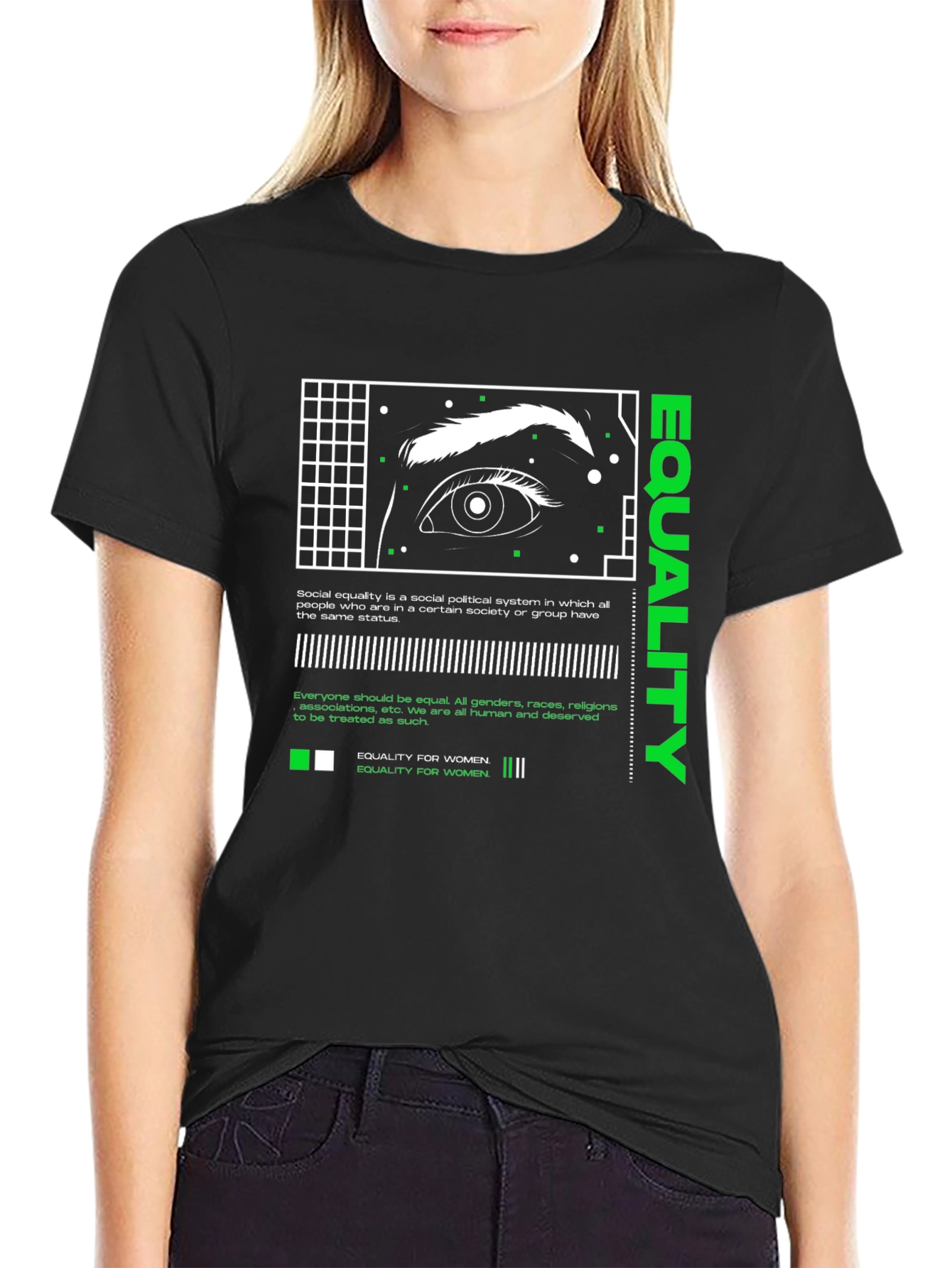 Equality Eye Graphic Tee - Social Justice T-Shirt