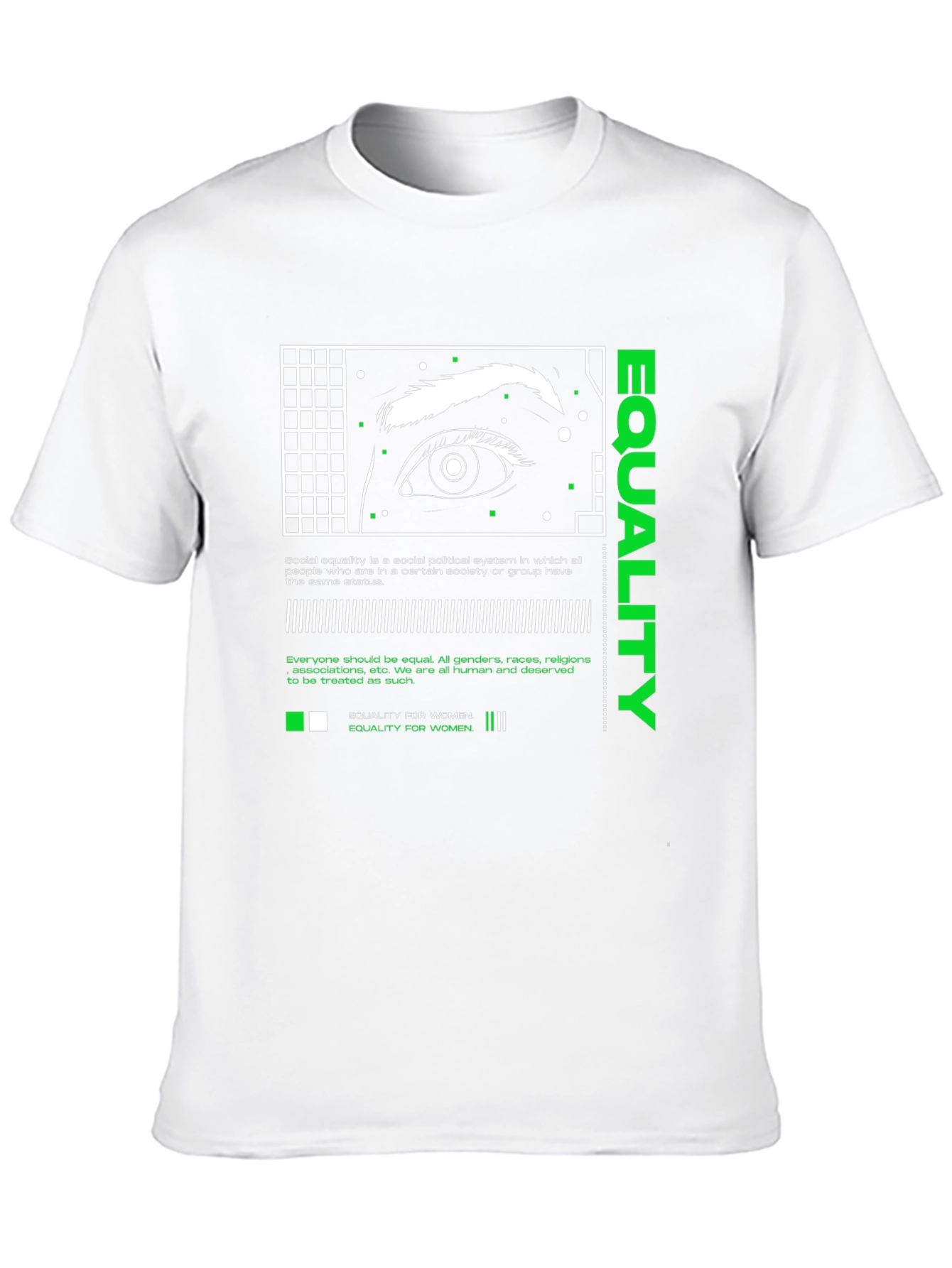 Equality Eye Graphic Tee - Social Justice T-Shirt