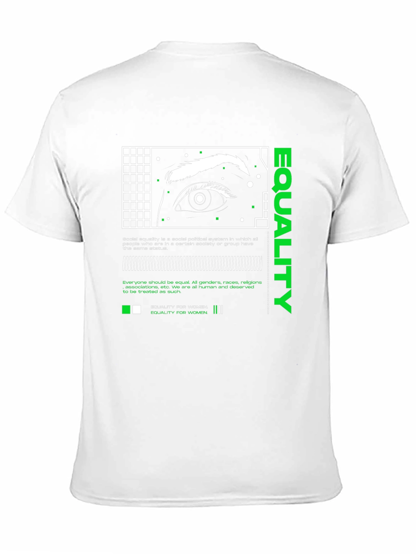 Equality Eye Graphic Tee - Social Justice T-Shirt